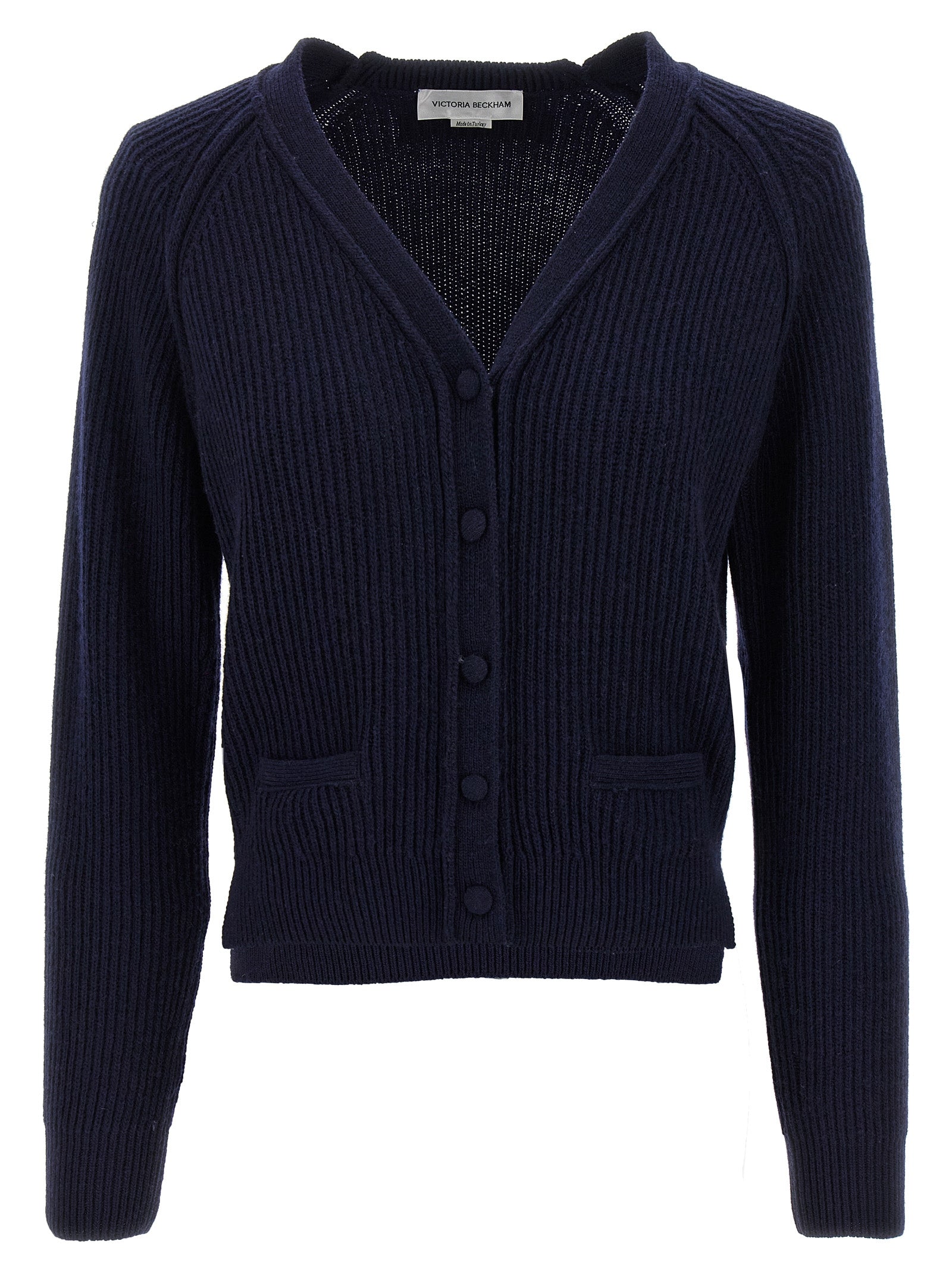 Victoria Beckham 'Stepped Hem' Cardigan