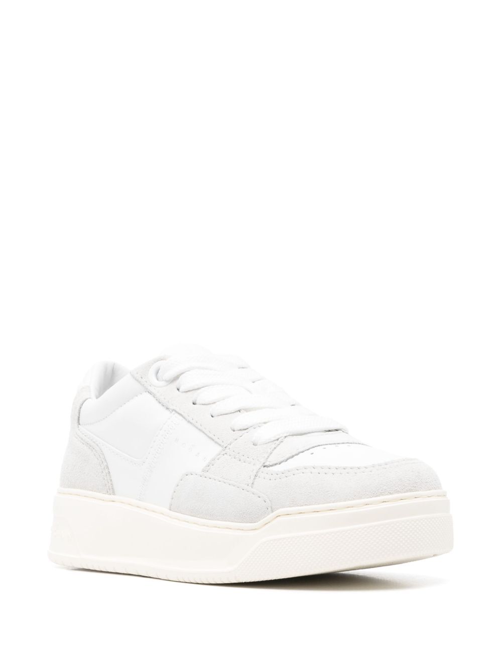 Hogan Chamallow Nappa And Suede Sneakers