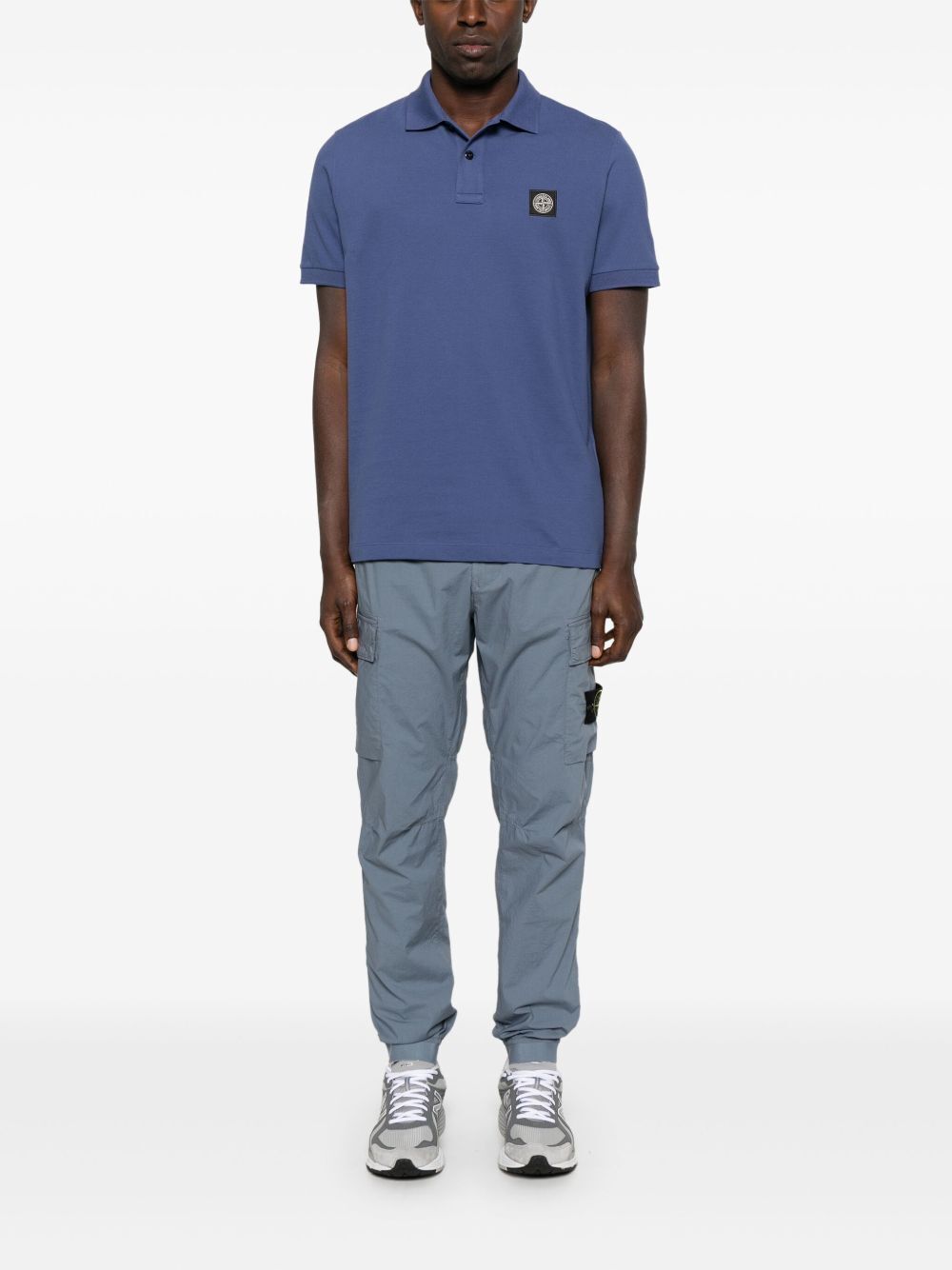 Stone Island Slim Fit Stretch Cotton Piqué Polo Shirt