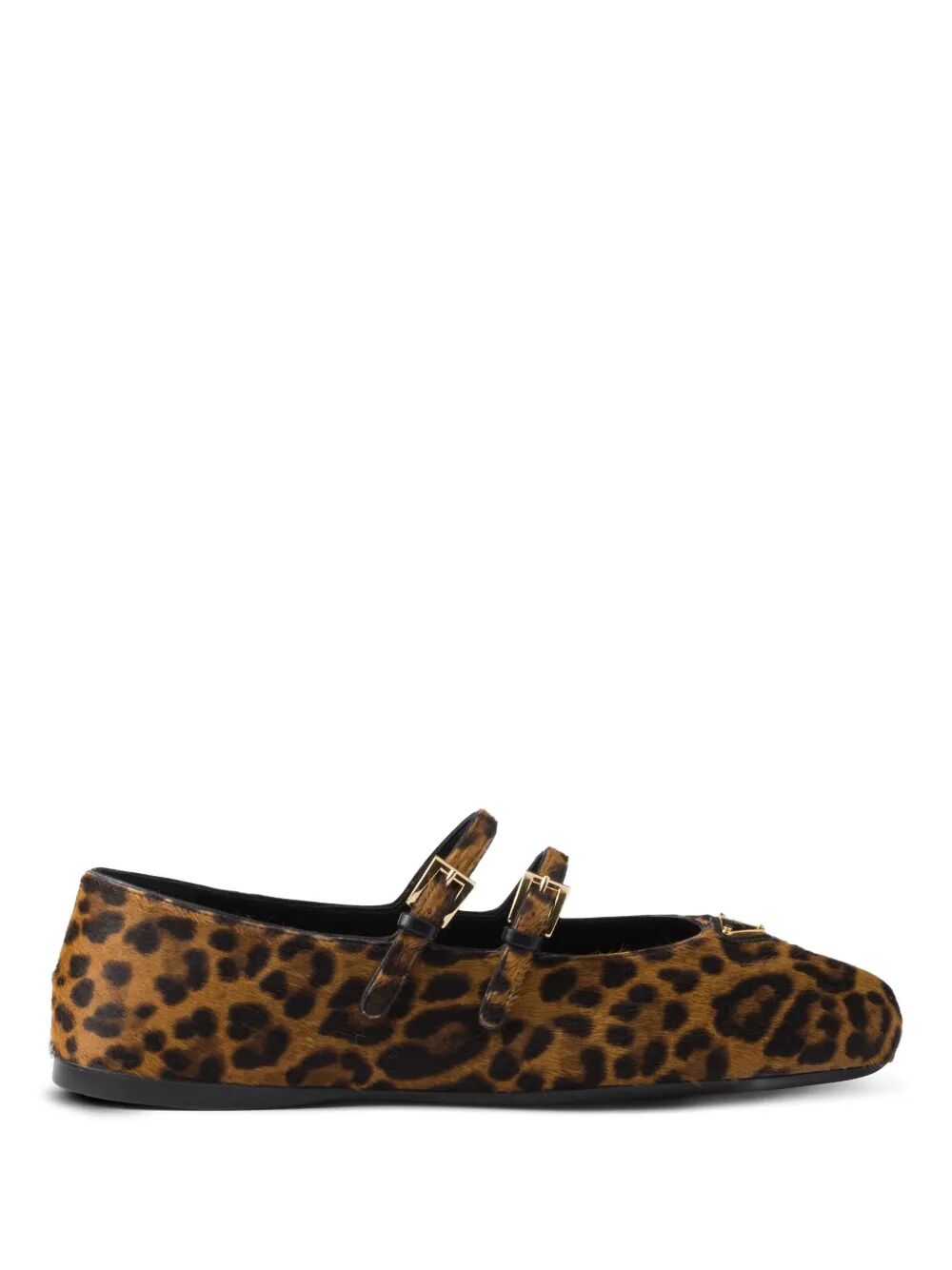 Prada Animalier Printed Leather Loafers