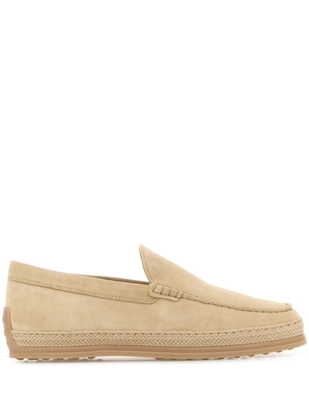 Tod's Cord Weaving Slip-on Suede Loafers