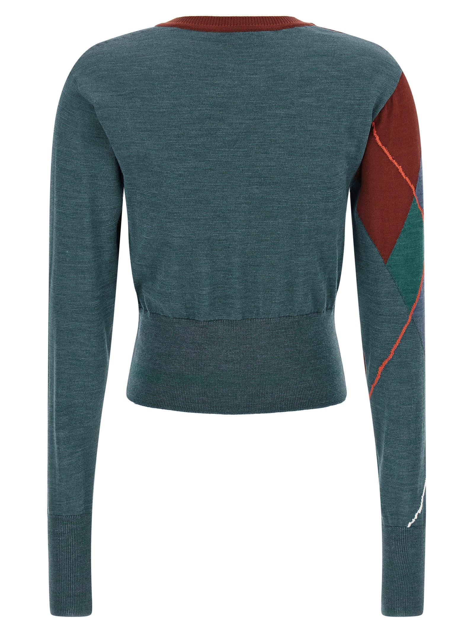 Vivienne Westwood 'Argyle Cropped' Cardigan