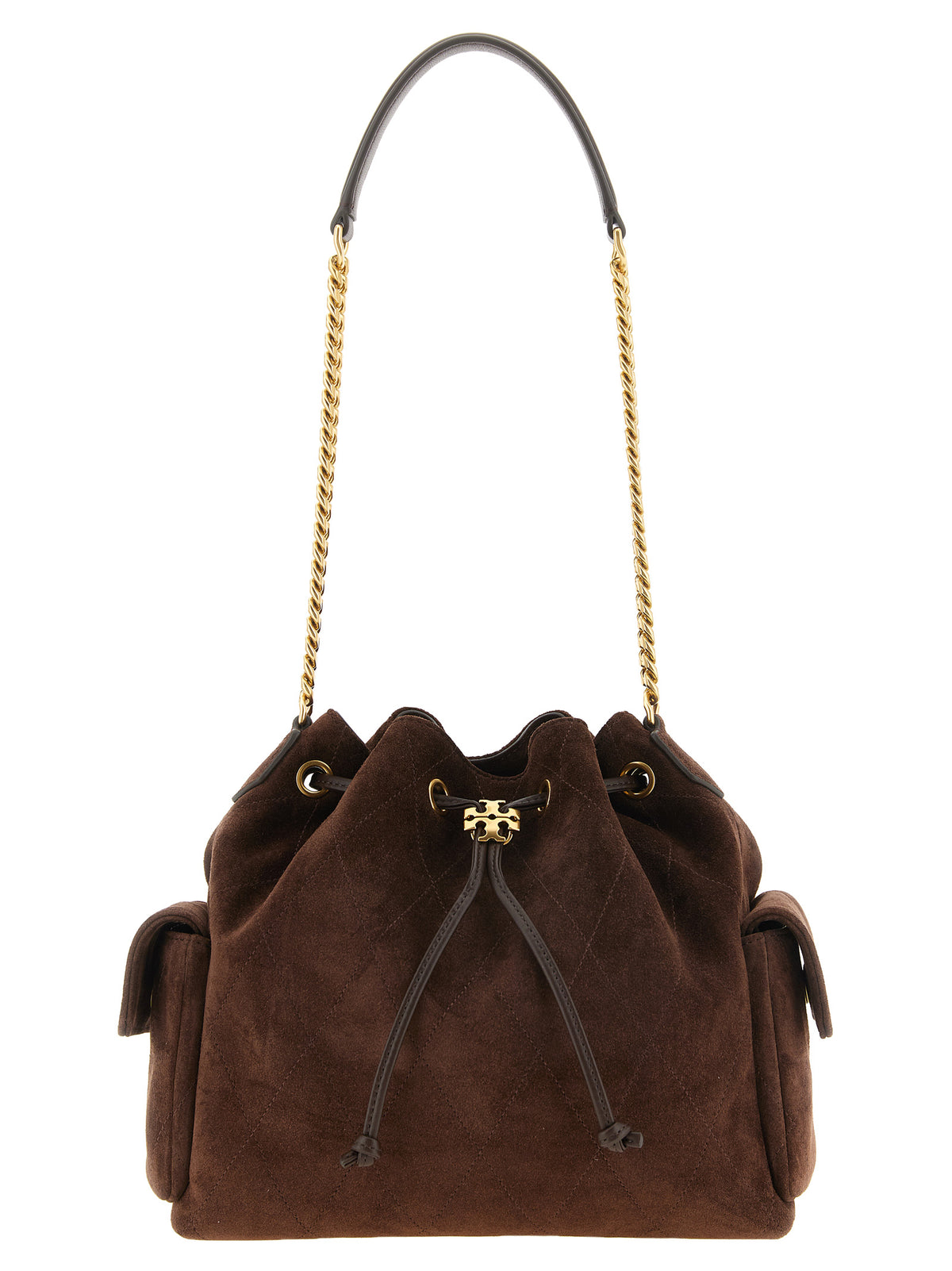 Tory Burch Medium Brown 'Charlie' Shoulder Bag