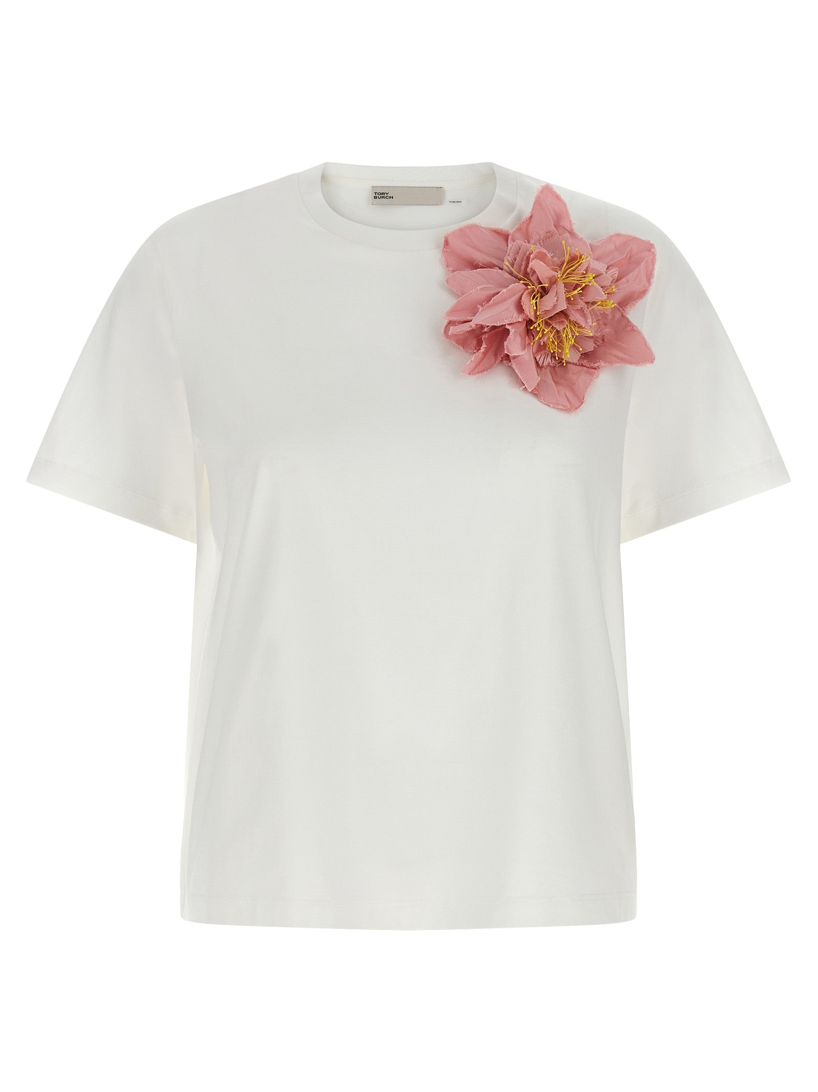 Tory Burch 'Floral Applique' T-Shirt