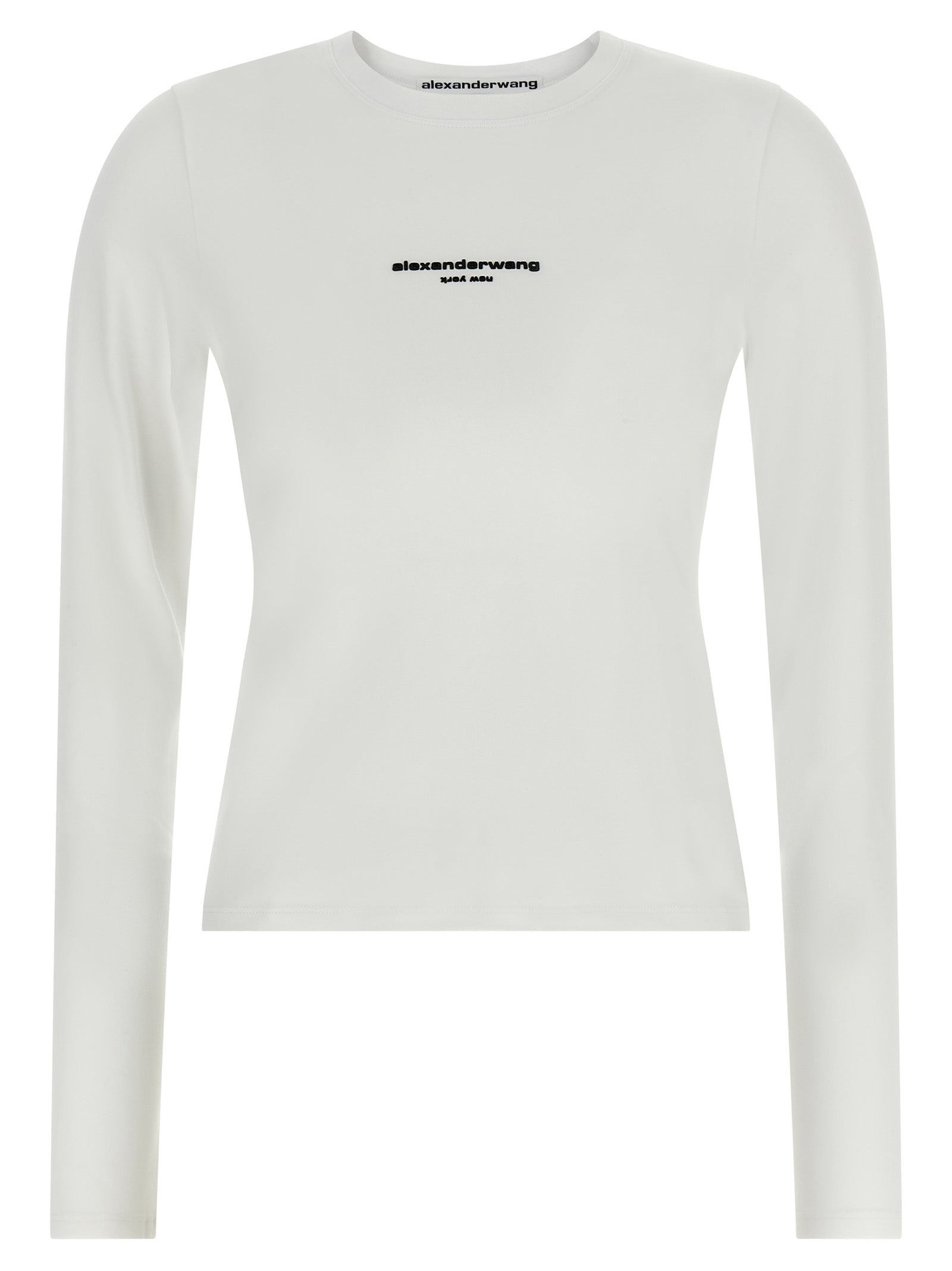 Alexander Wang 'Ls Tee W/Logo Print' T-Shirt
