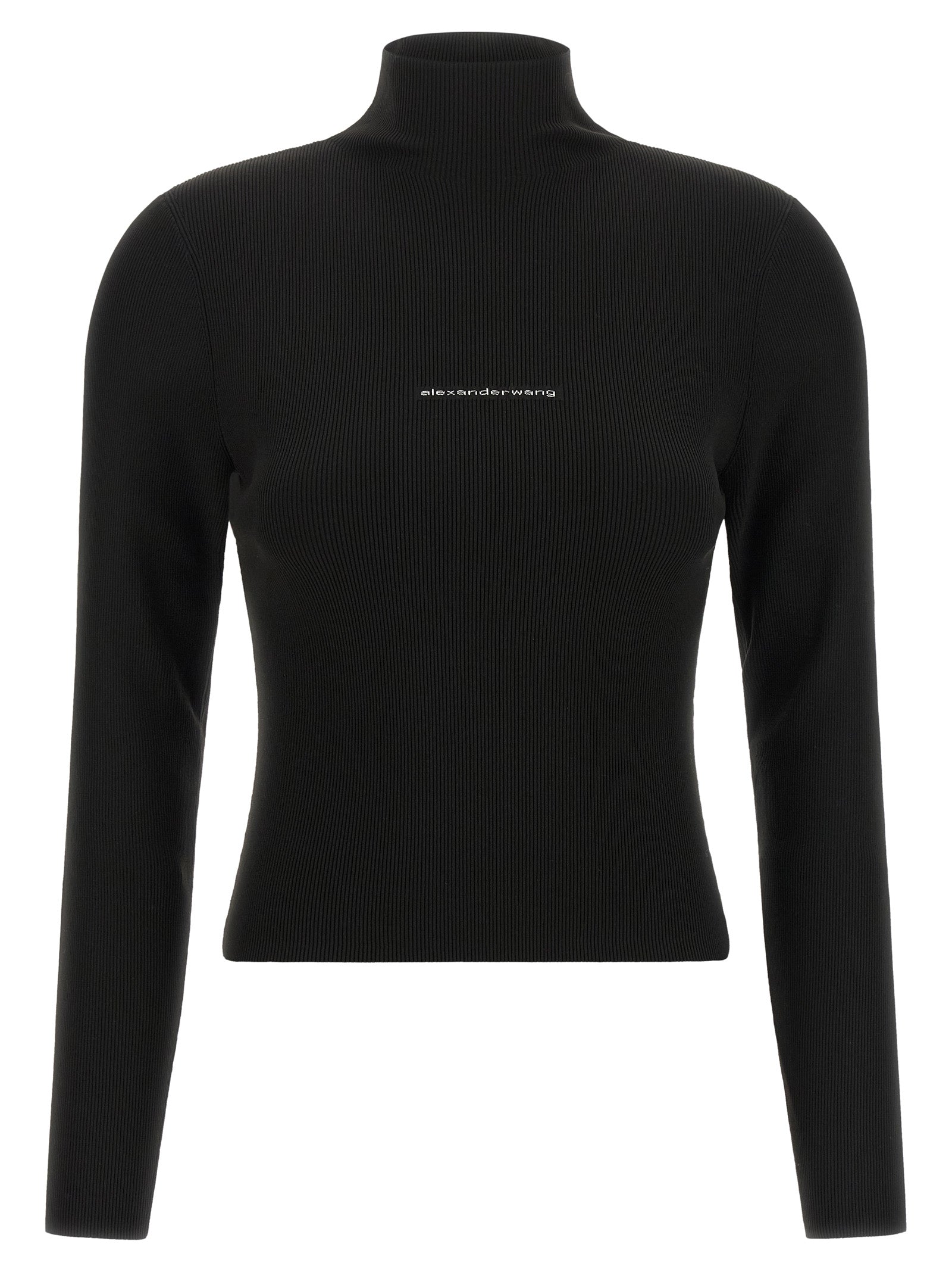 Alexander Wang Ribbed Sweater With Logo