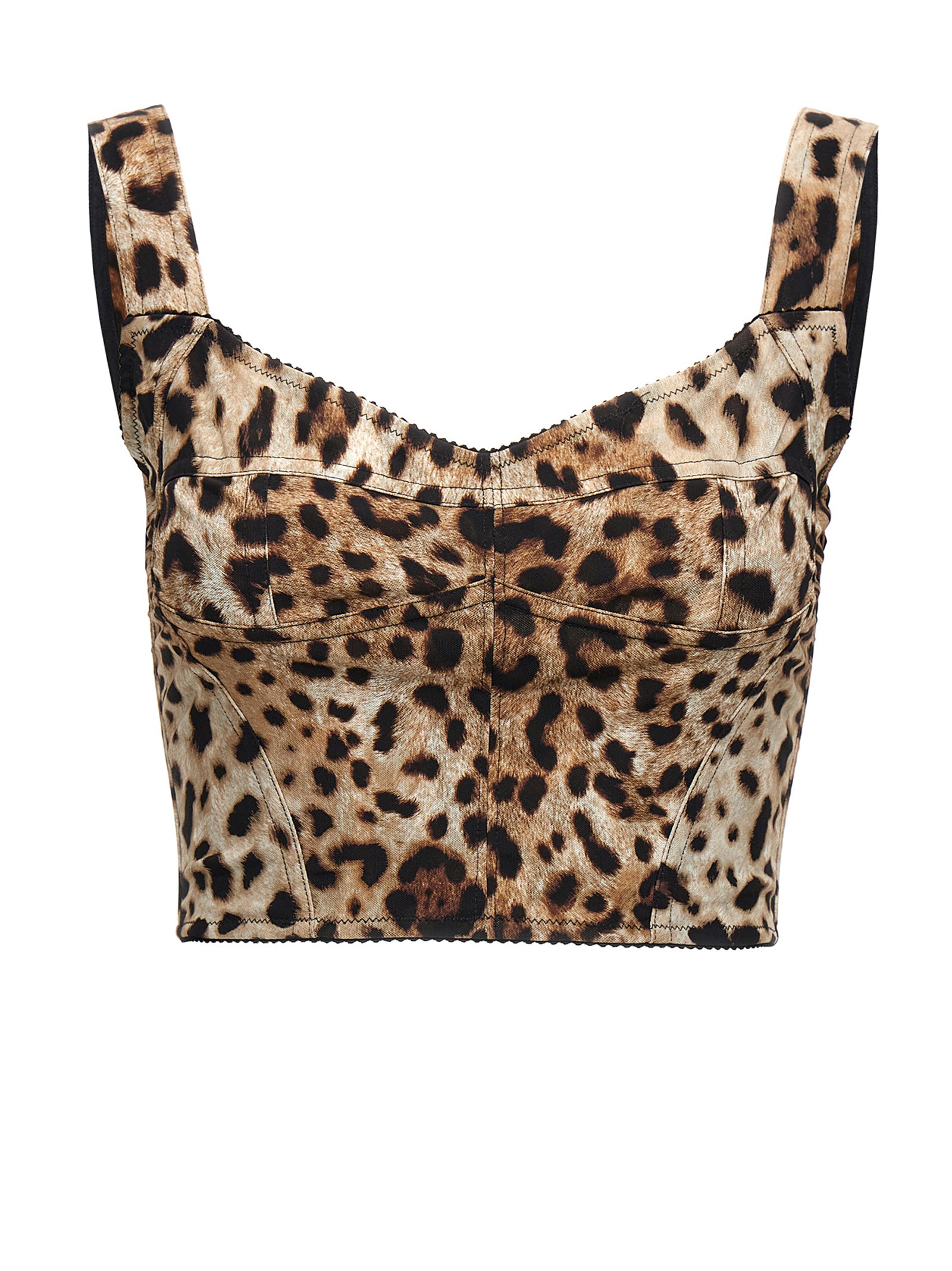 Dolce & Gabbana 'Leopardo' Bustier Top