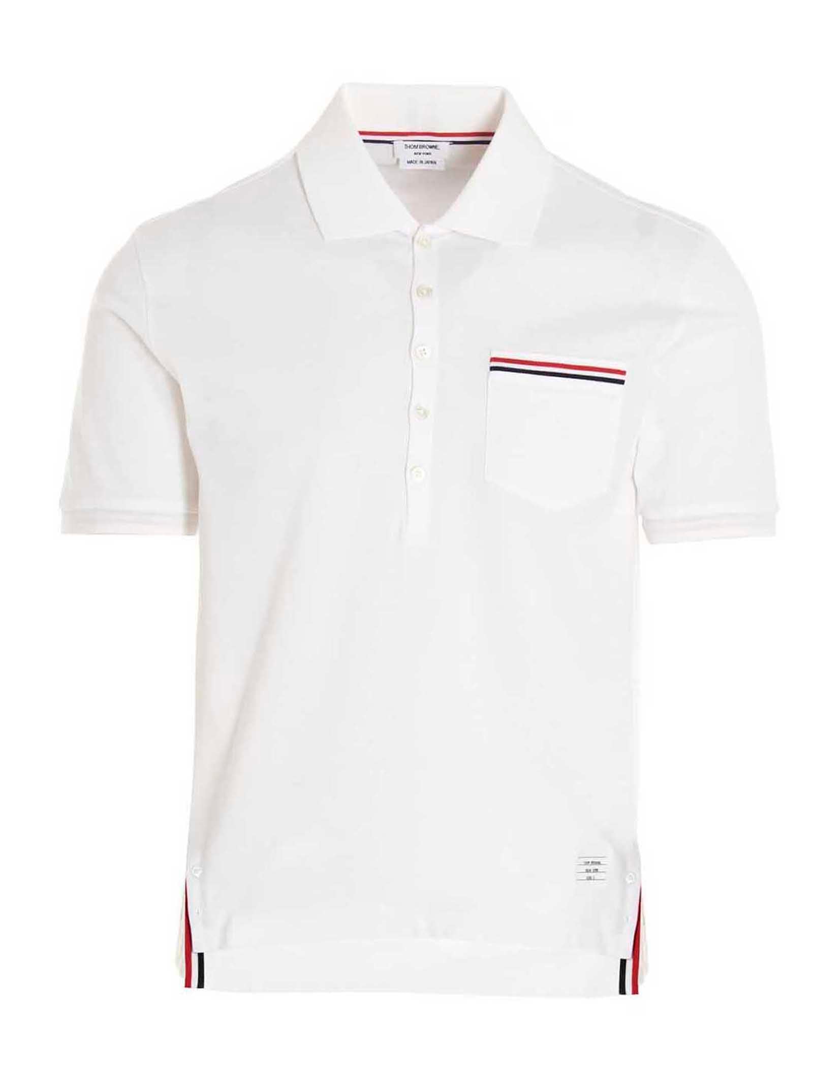 Thom Browne Rwb Polo Shirt