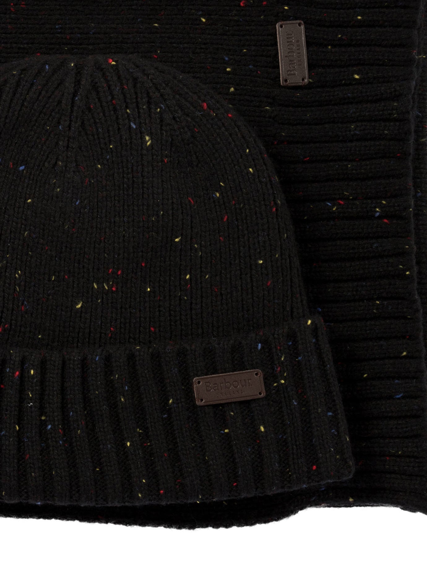 Barbour Carlton Fleck Cap And Scarf Set