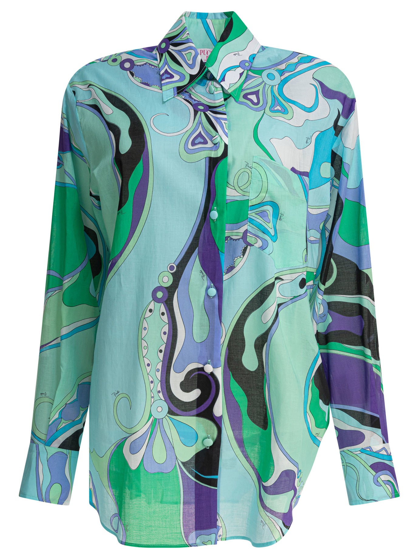 Pucci Orchidee Print Shirt