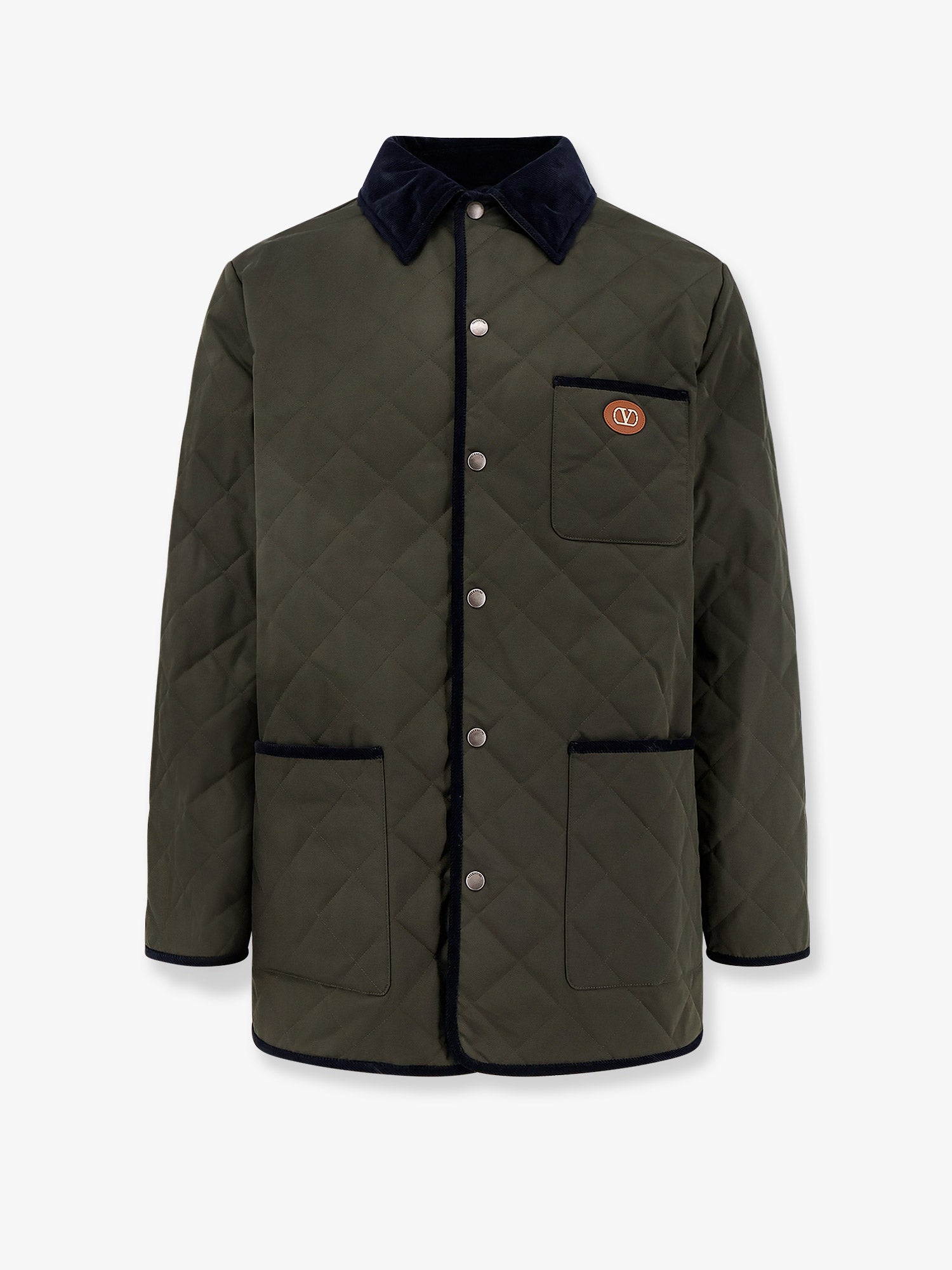 Valentino Quilted Jacket With Vlogo Signature Patch