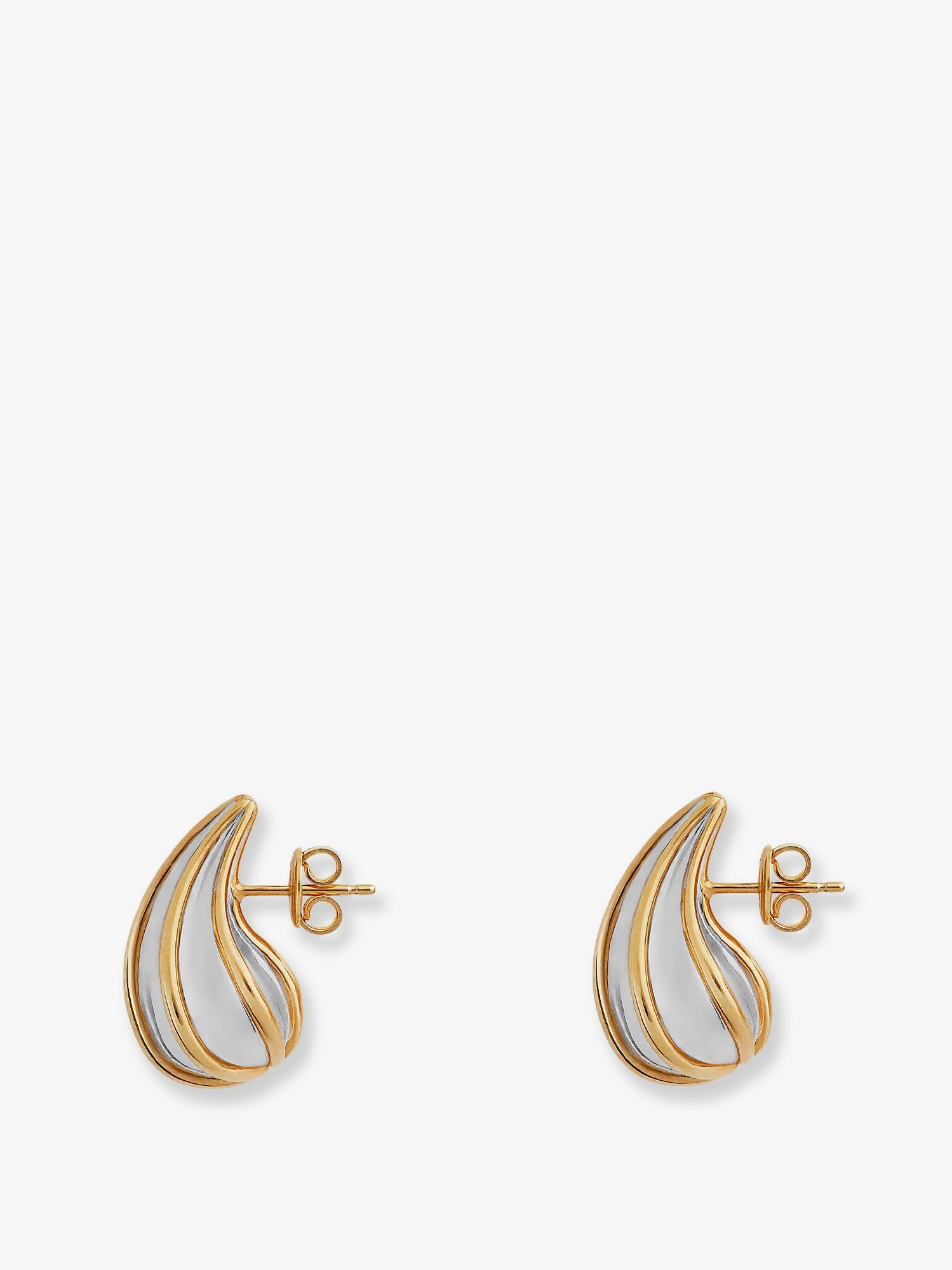 Bottega Veneta Silver Earrings