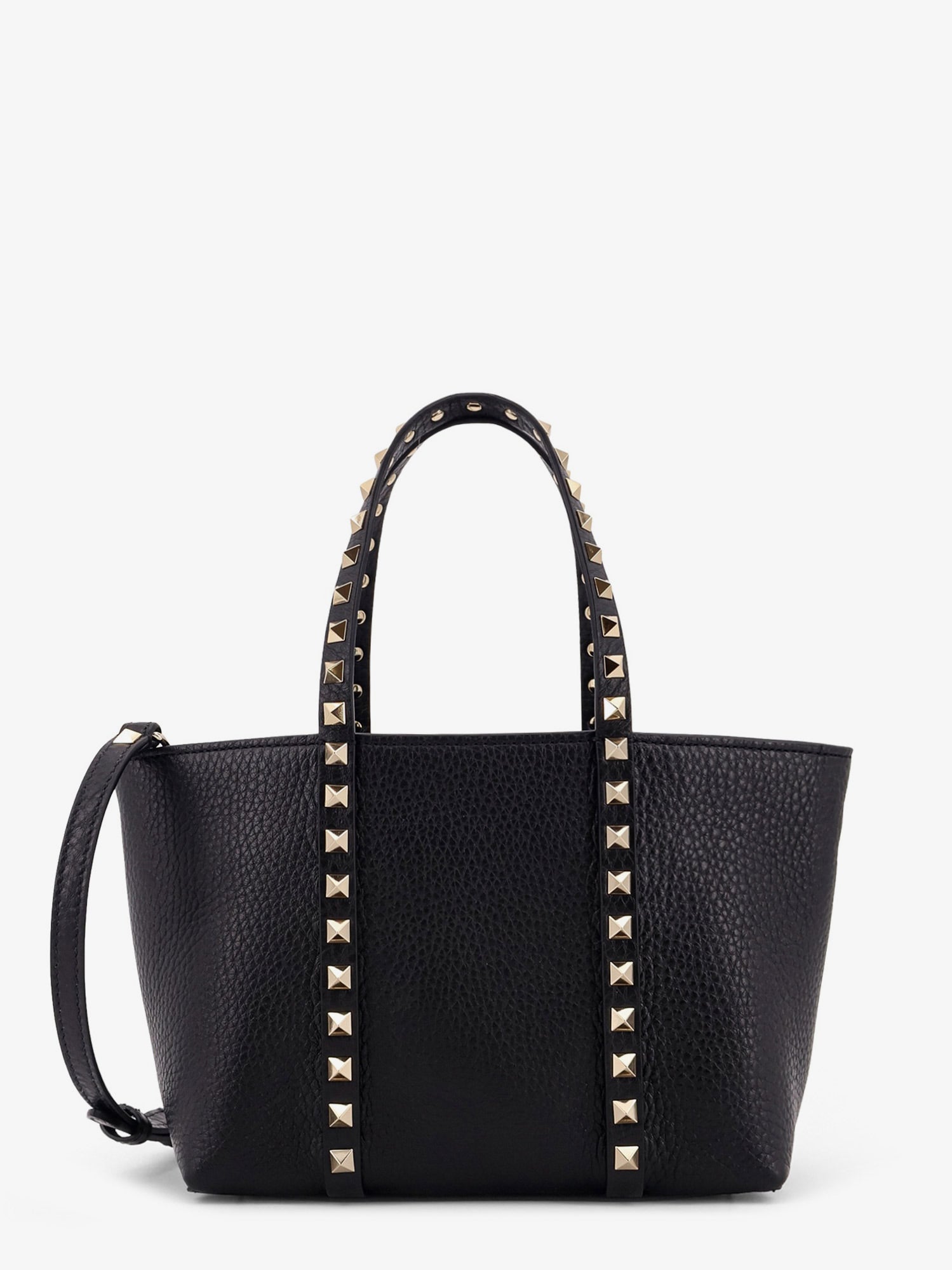 Valentino Valentino Garavani Rockstud Leather Shopping Bag