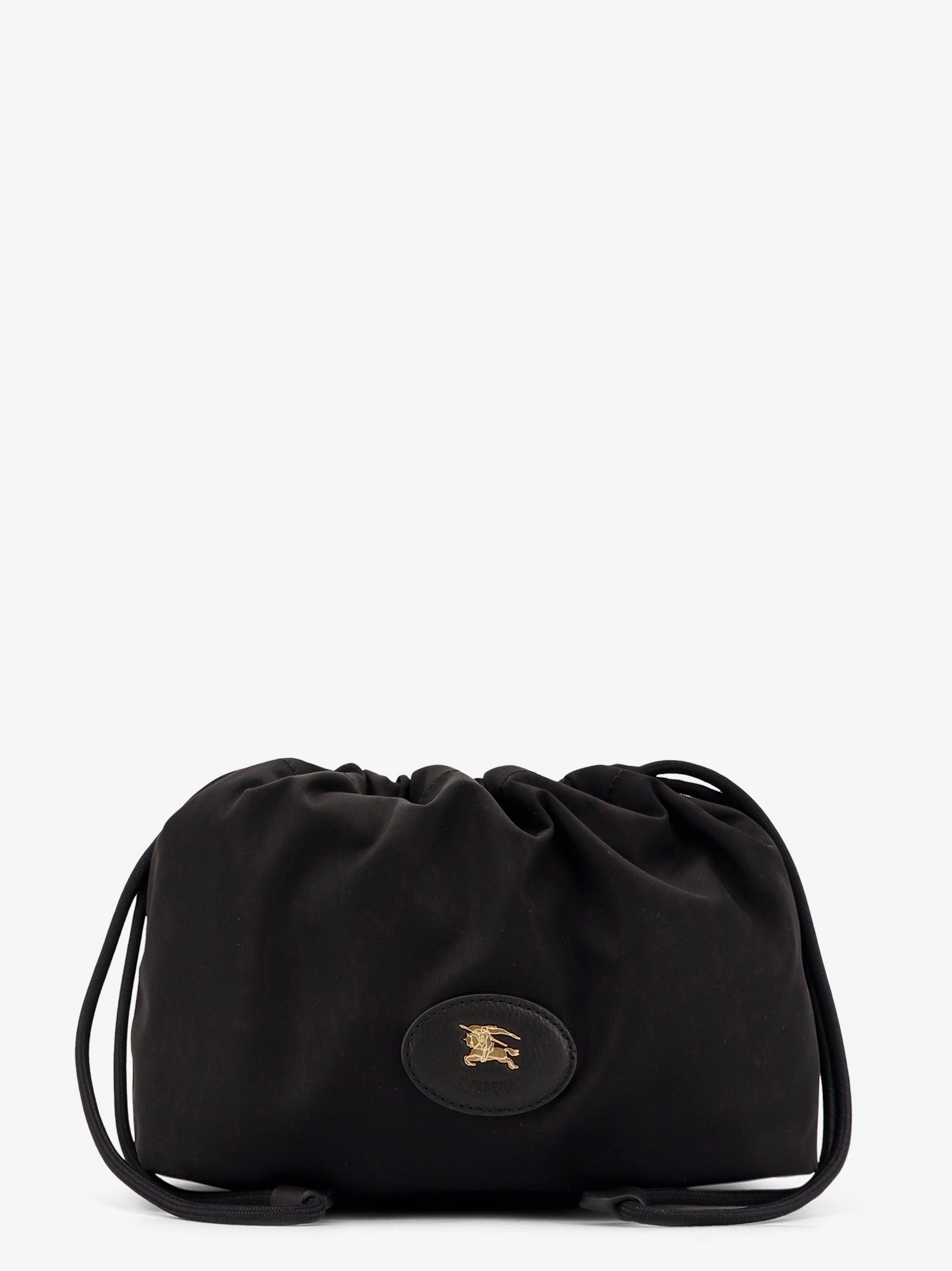 Burberry Horseshoe Drawstring Clutch Bag