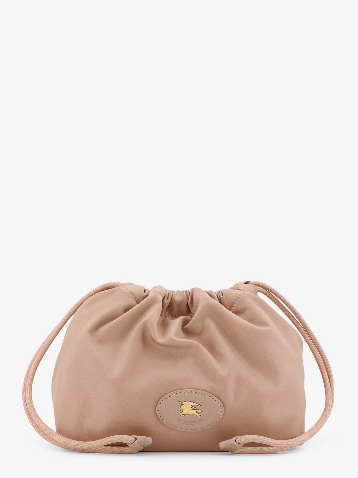 Burberry Horseshoe Drawstring Clutch Bag