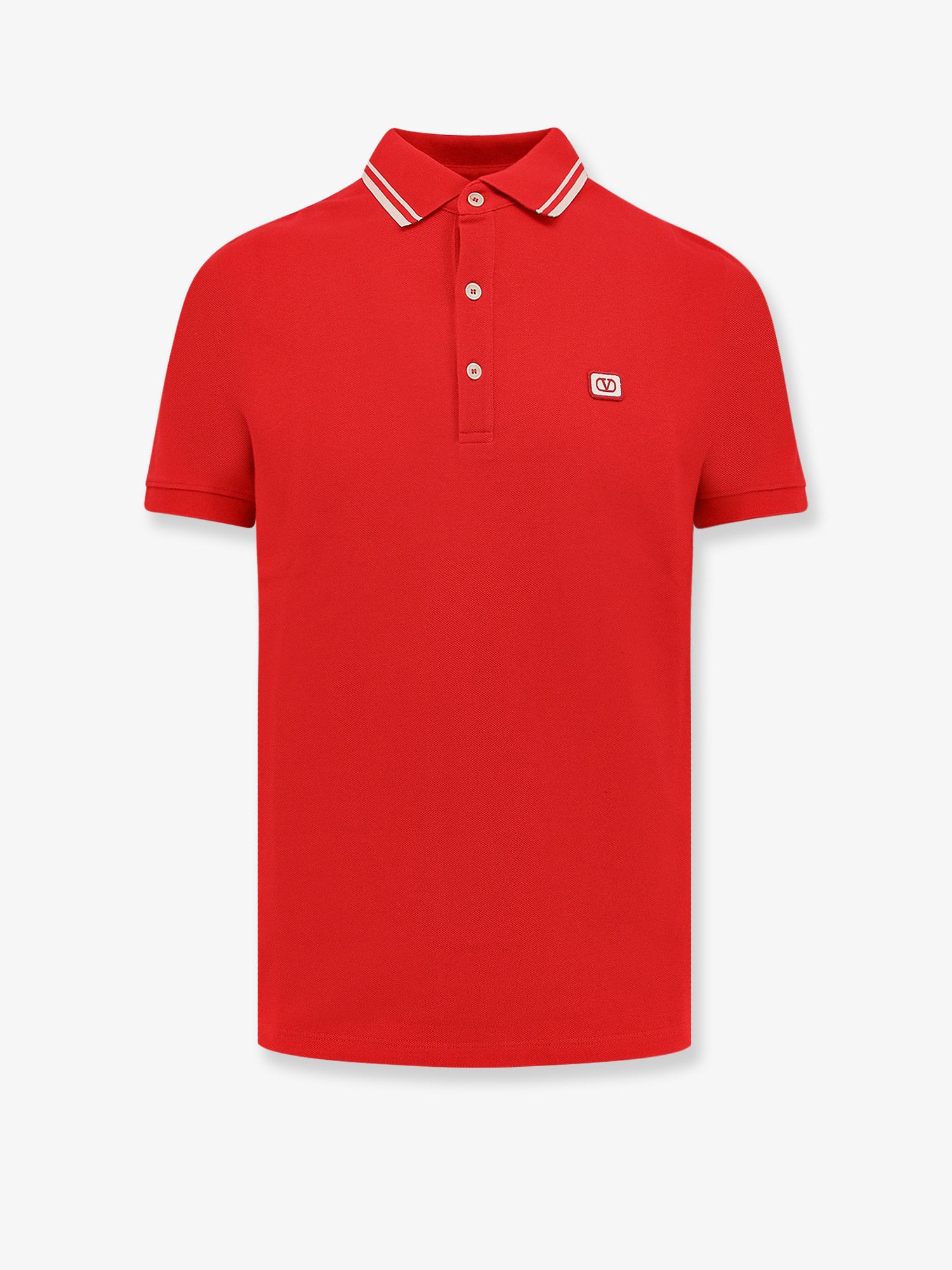 Valentino Cotton Polo Shirt With Vlogo