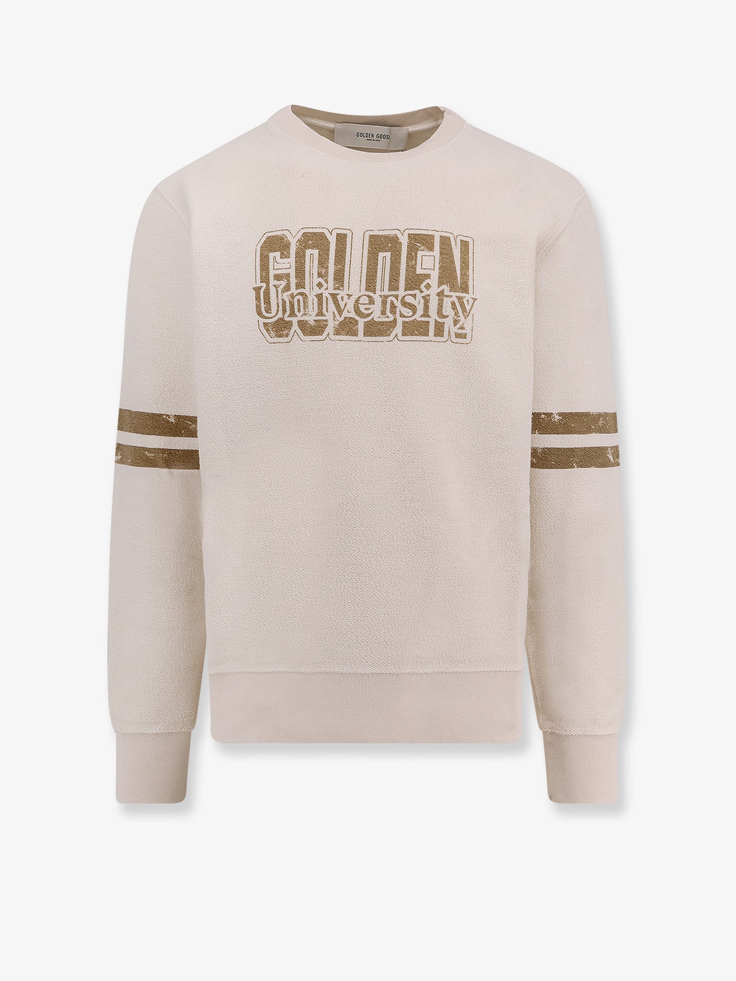 Golden Goose Cotton Sweatshirt With Logo Print