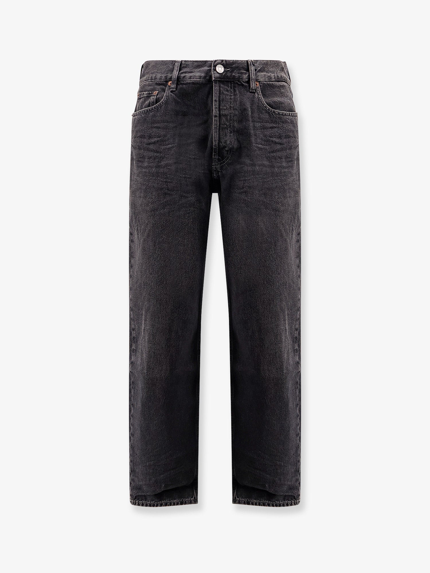 Saint Laurent Long Mick Black Denim Trousers