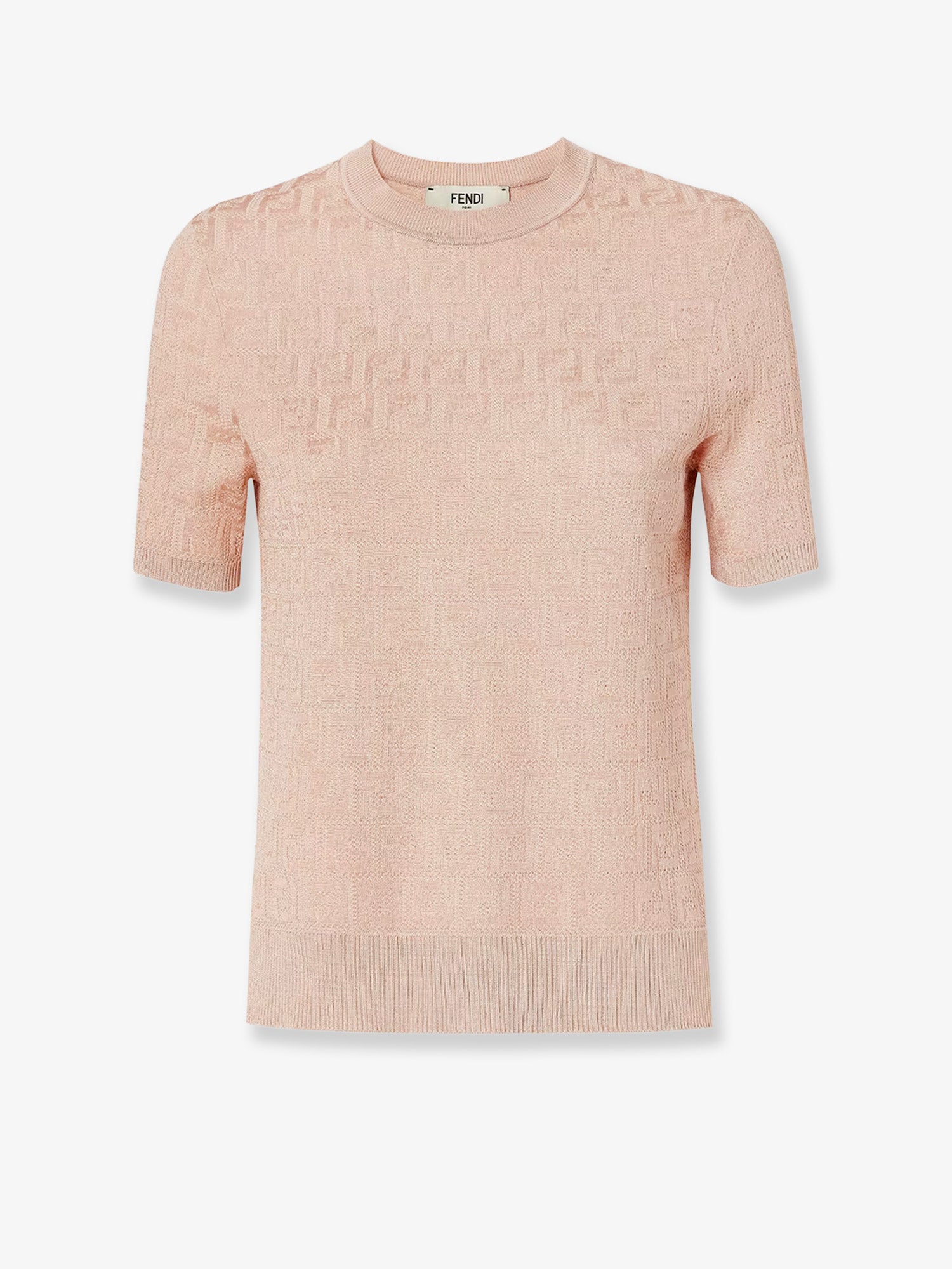 Fendi Ff Cotton And Viscose Sweater