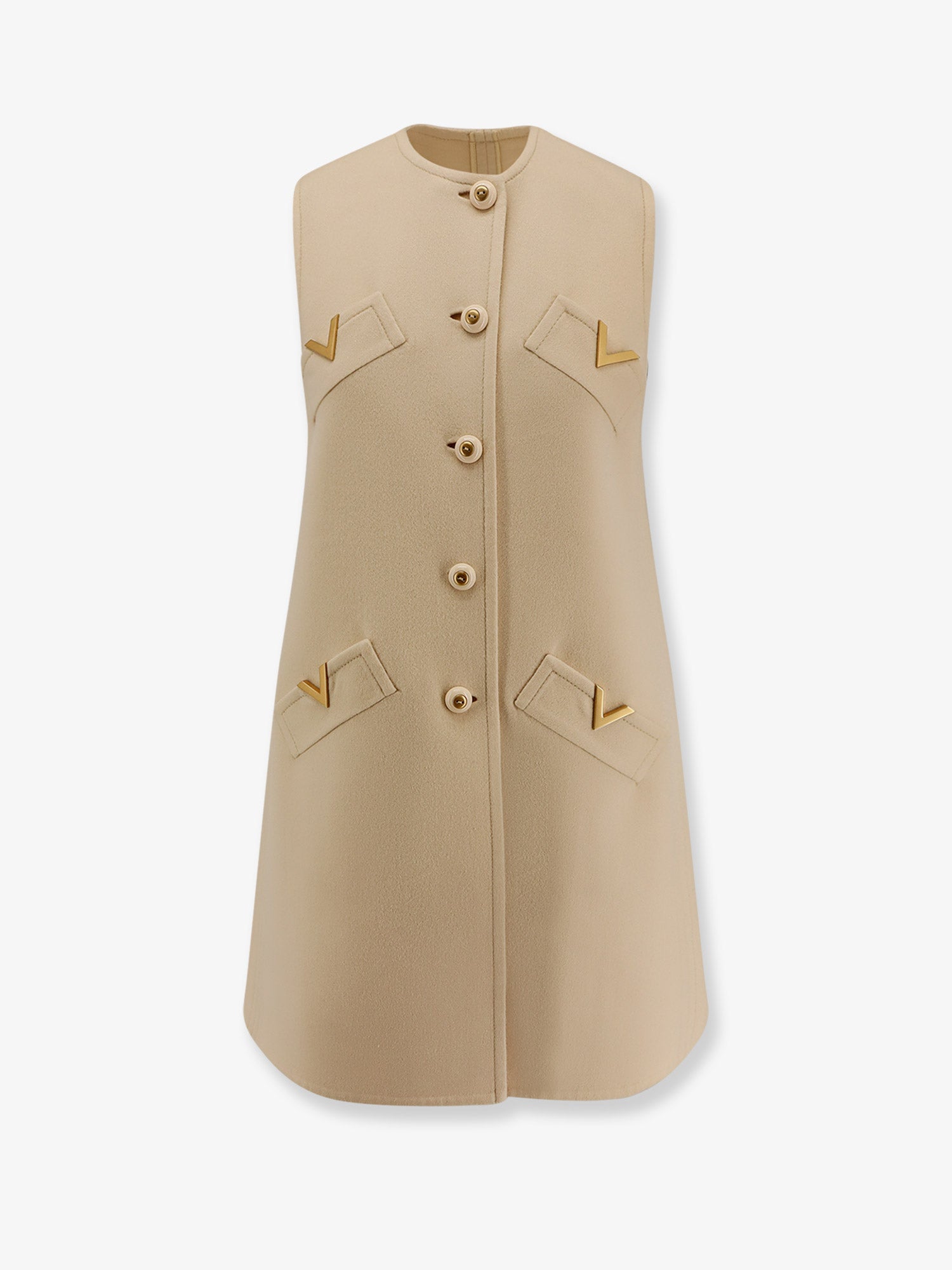 Valentino Wool And Cashmere Short Dress