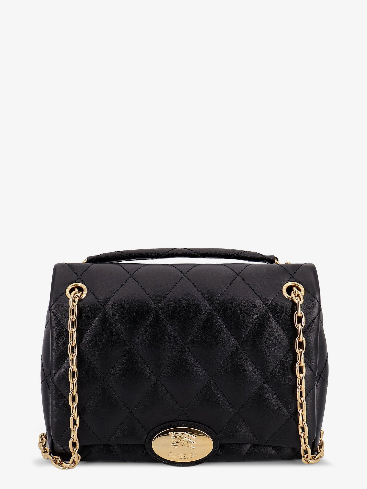 Burberry Matelassé Leather Shoulder Bag