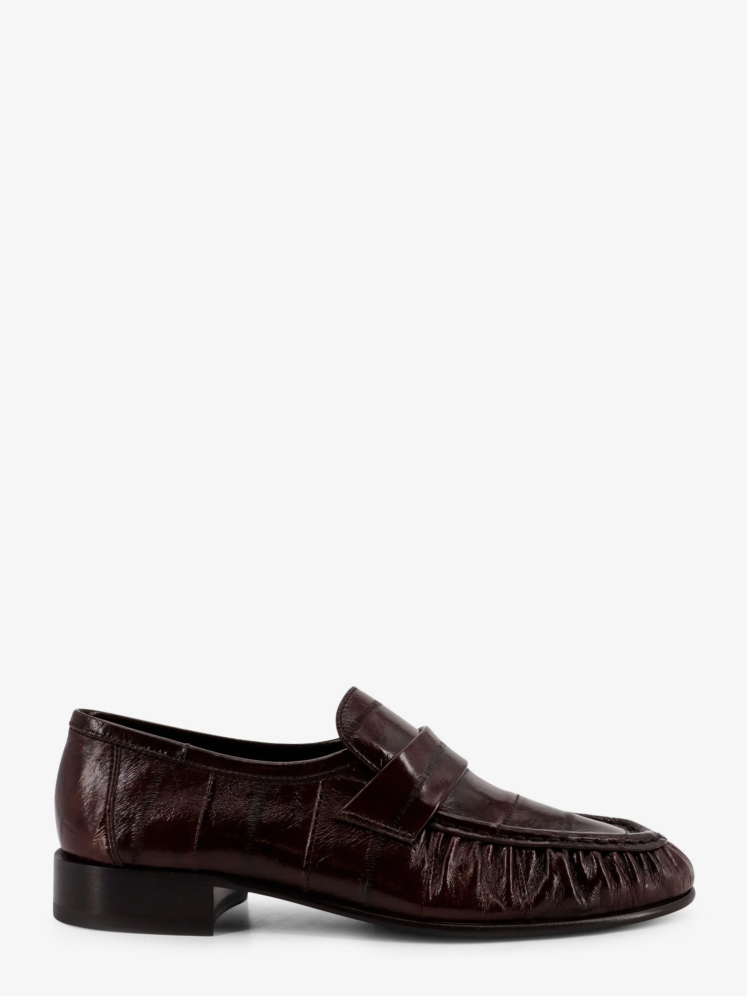 The Row Shiny Leather Loafers