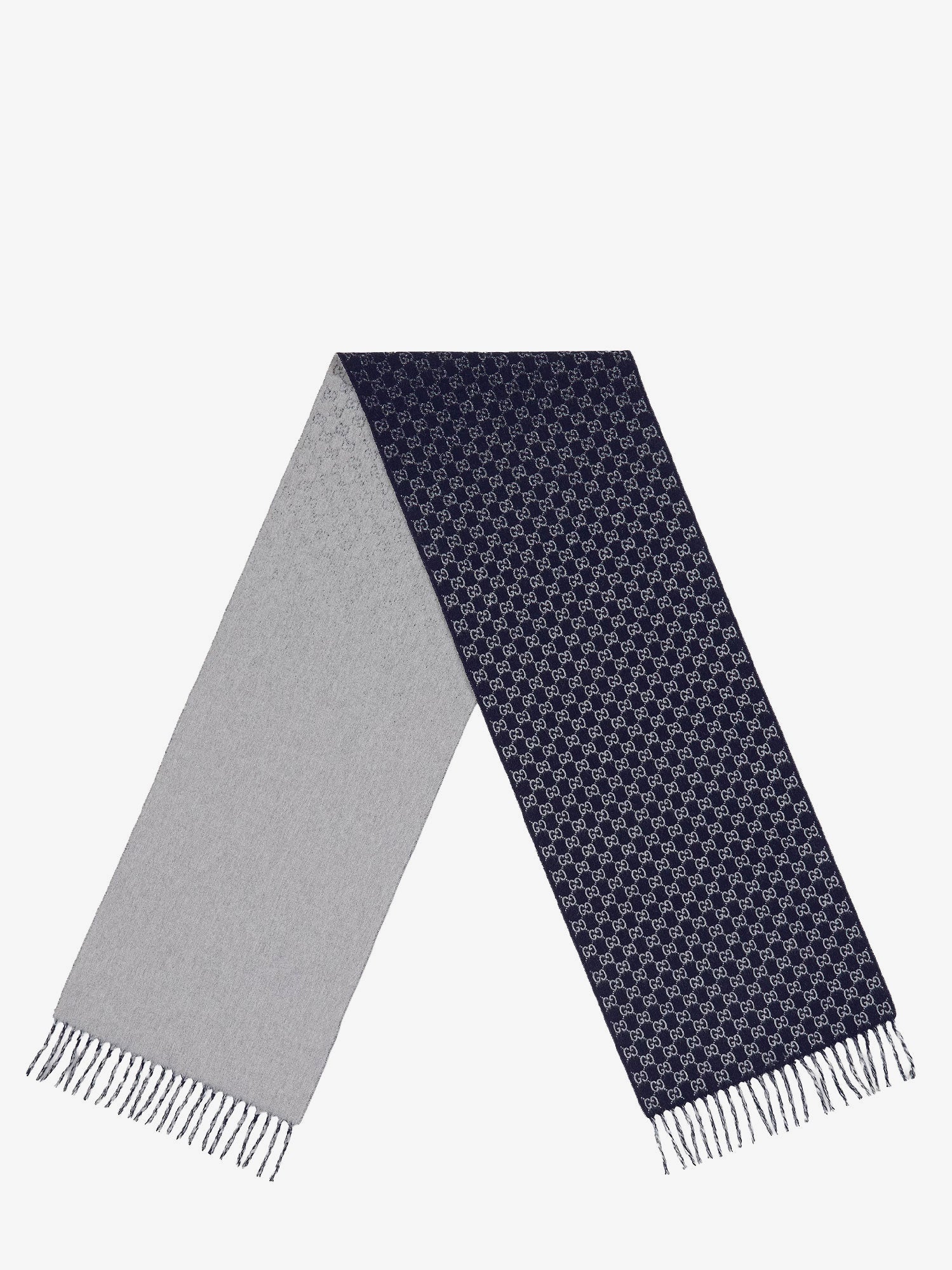 Gucci Wgg Wool And Cashmere Scarf