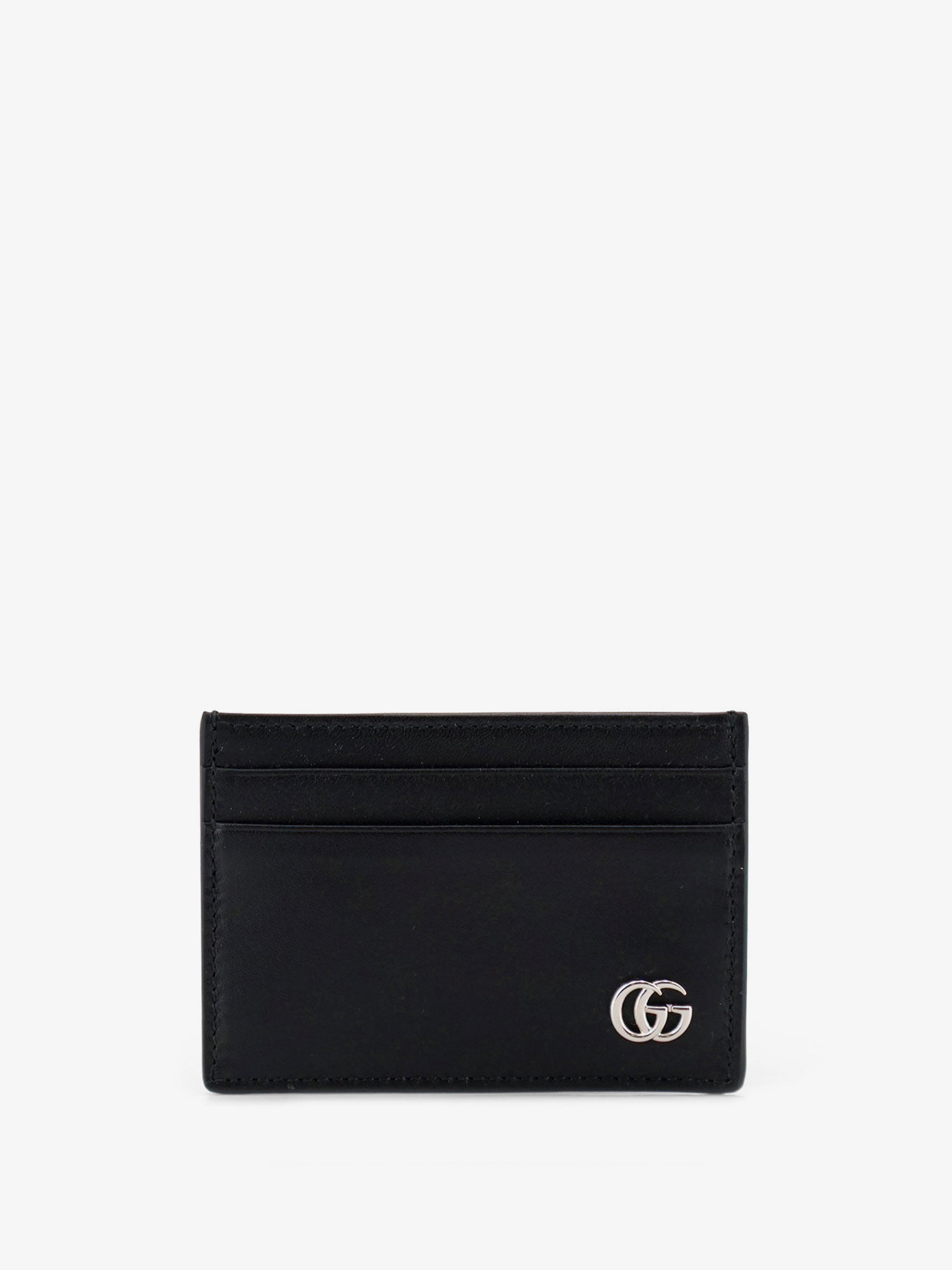 Gucci Gg Marmont Leather Card Holder With Money Clip