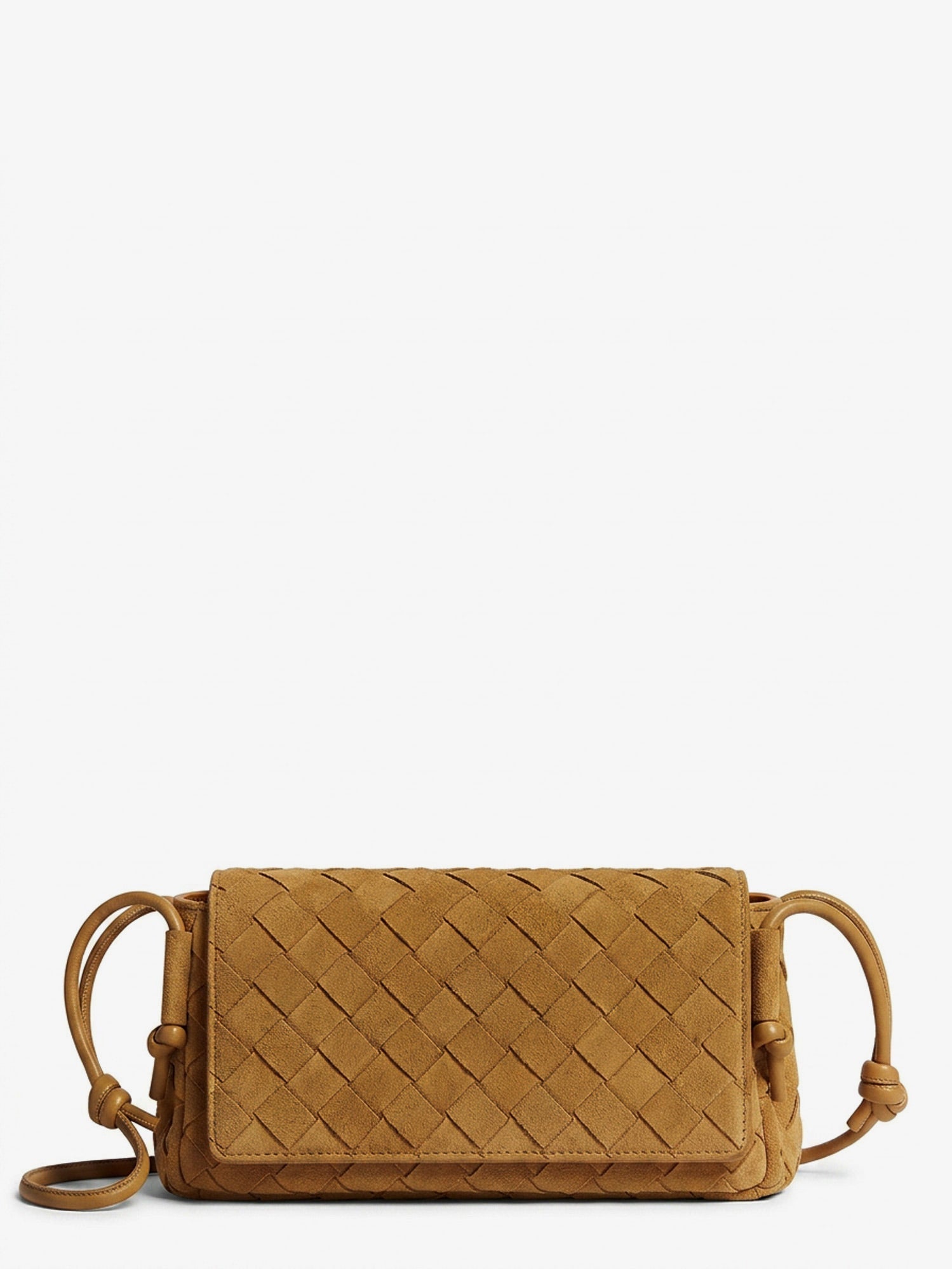 Bottega Veneta Notturno Suede Pouch