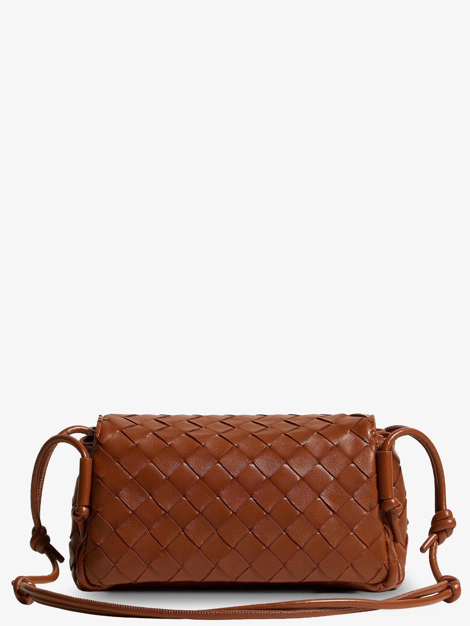 Bottega Veneta Notturno Clutch Bag With Leather Shoulder Strap