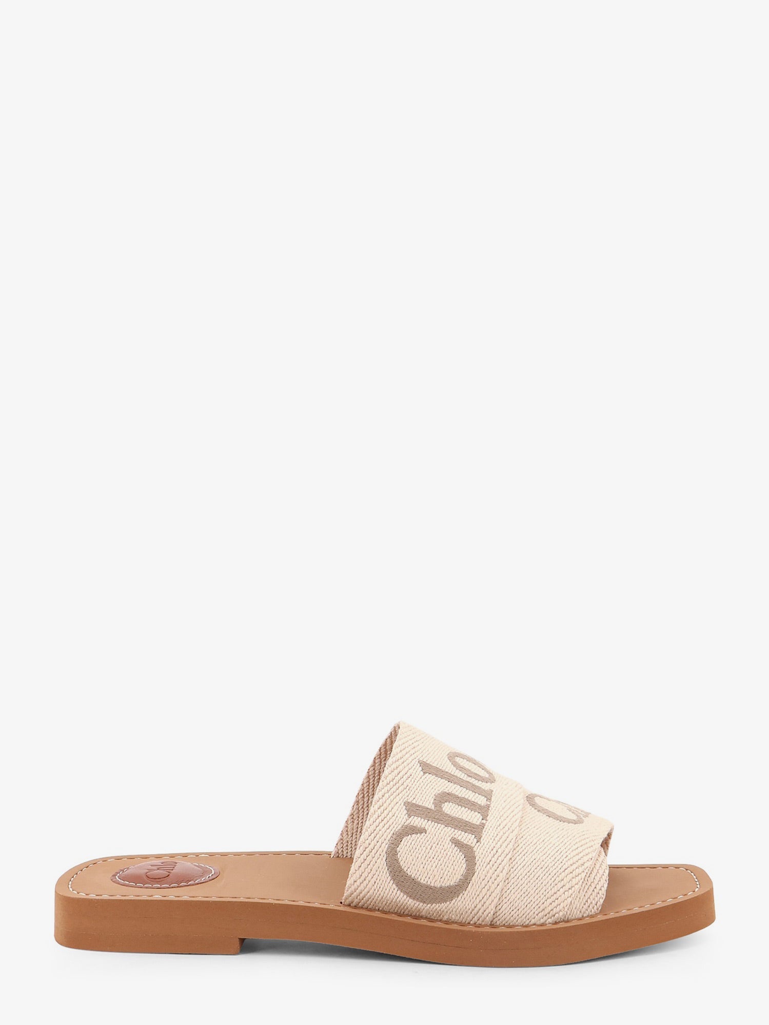 Chloé Woody Linen Sandals