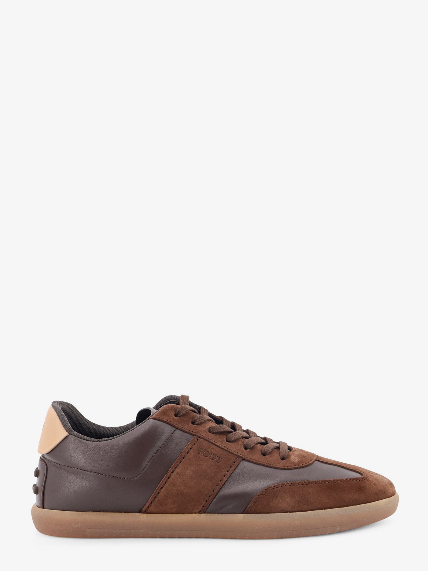 Tod's Allacciata Cassetta Leather And Suede Sneakers