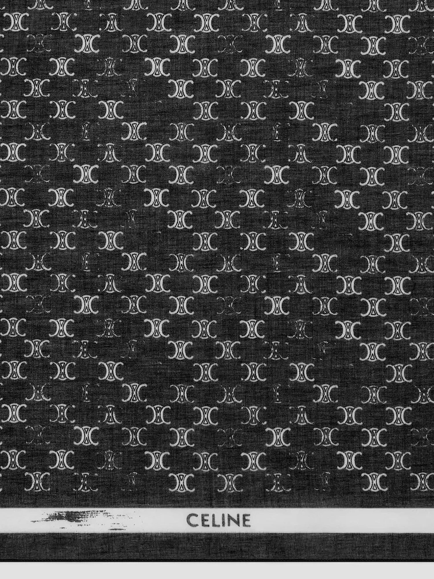 Celine Bandana Cotton Foulard