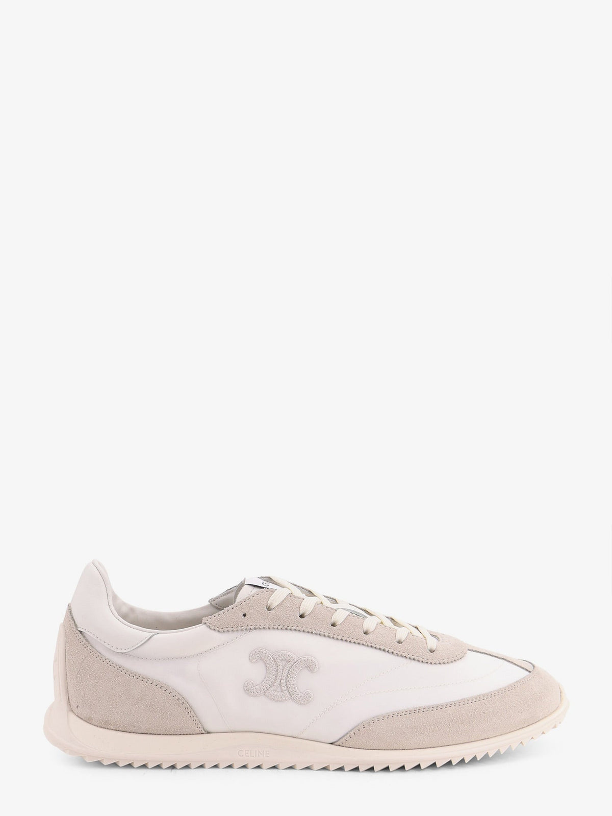 Celine Nylon Racer Sneakers With Triomphe Logo On The Side