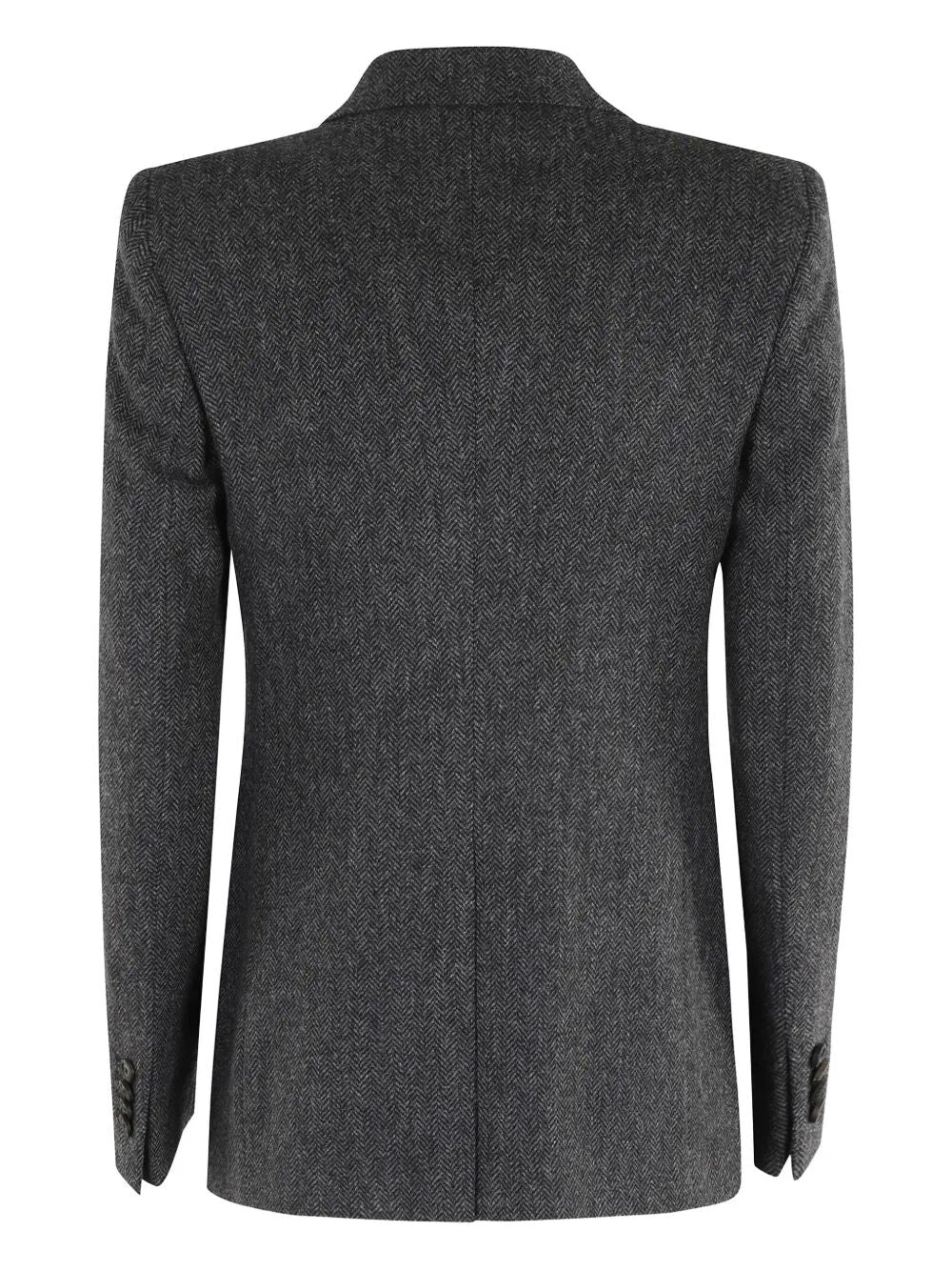 Tagliatore Double-breasted Wool Herringbone Blazer