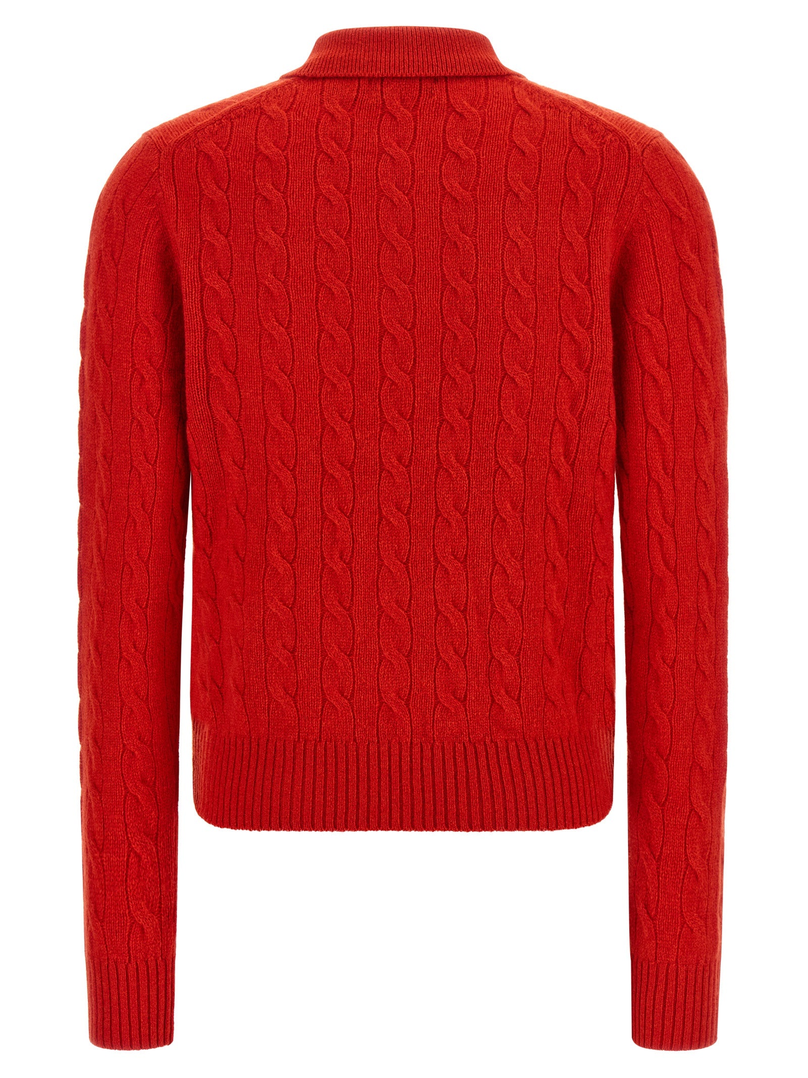 Polo Ralph Lauren Braided Knit Polo Shirt
