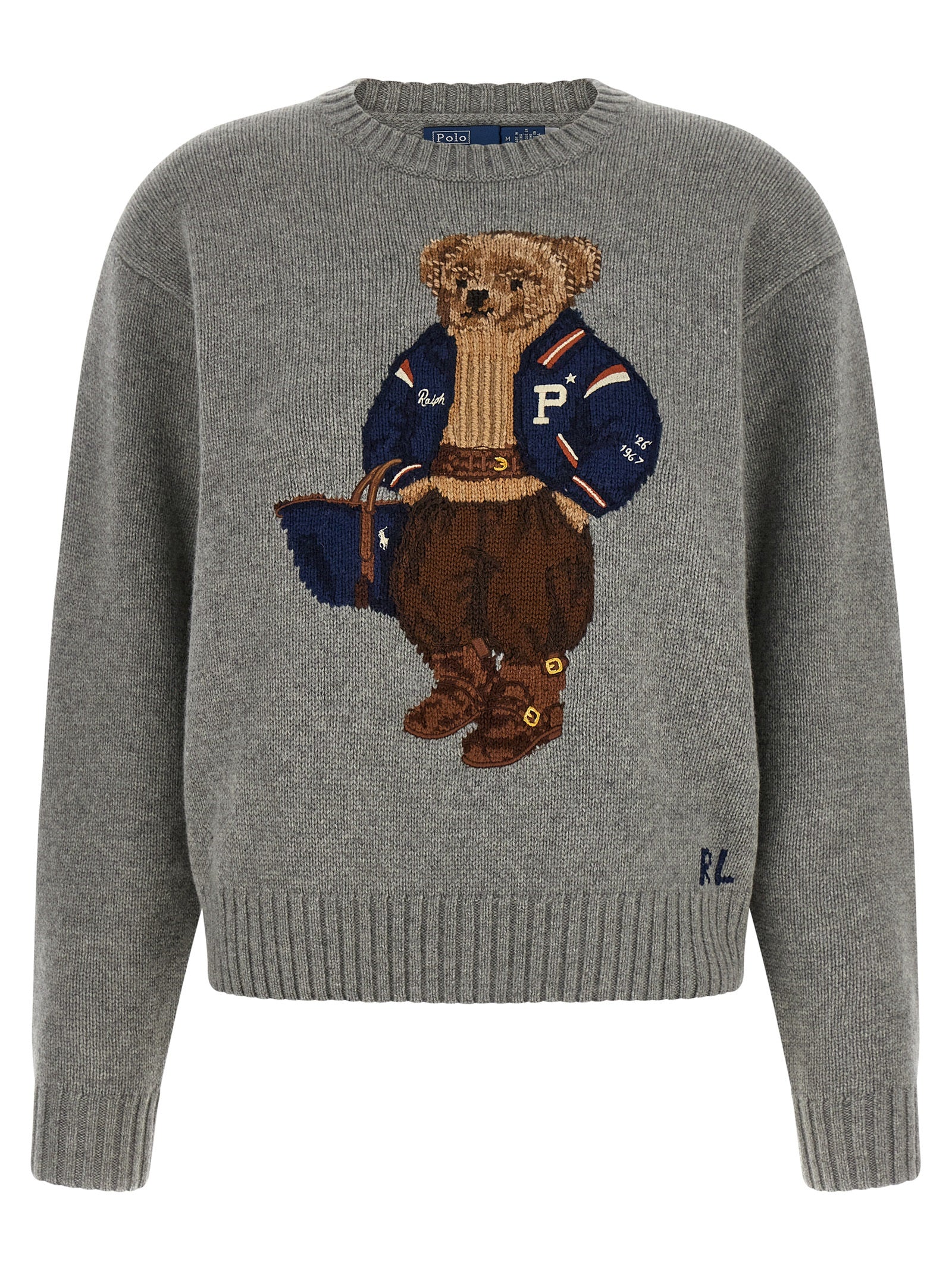 Polo Ralph Lauren 'Polo Bear' Intarsia Sweater