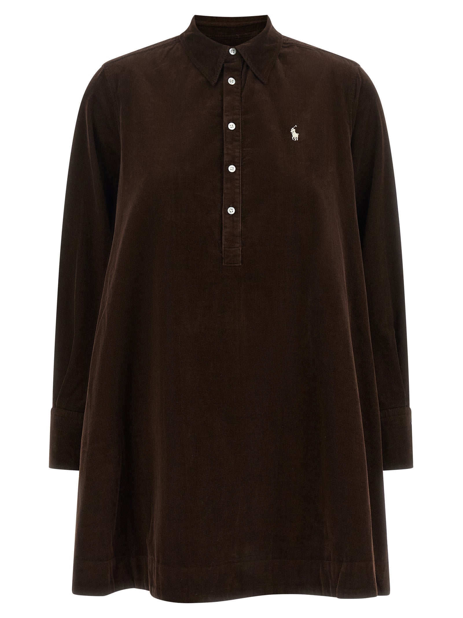 Polo Ralph Lauren Corduroy Dress With Embroidery