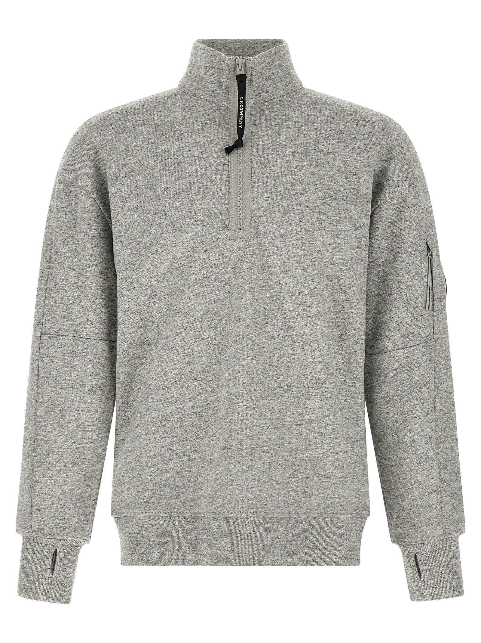 C.P. Company 'Diagonal Raised Fleece ' Sweatshirt And Lens Detail