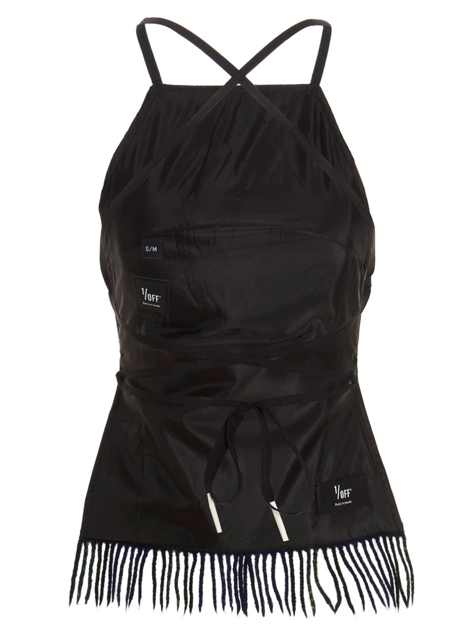 1/Off 'Checked Scarf' Top