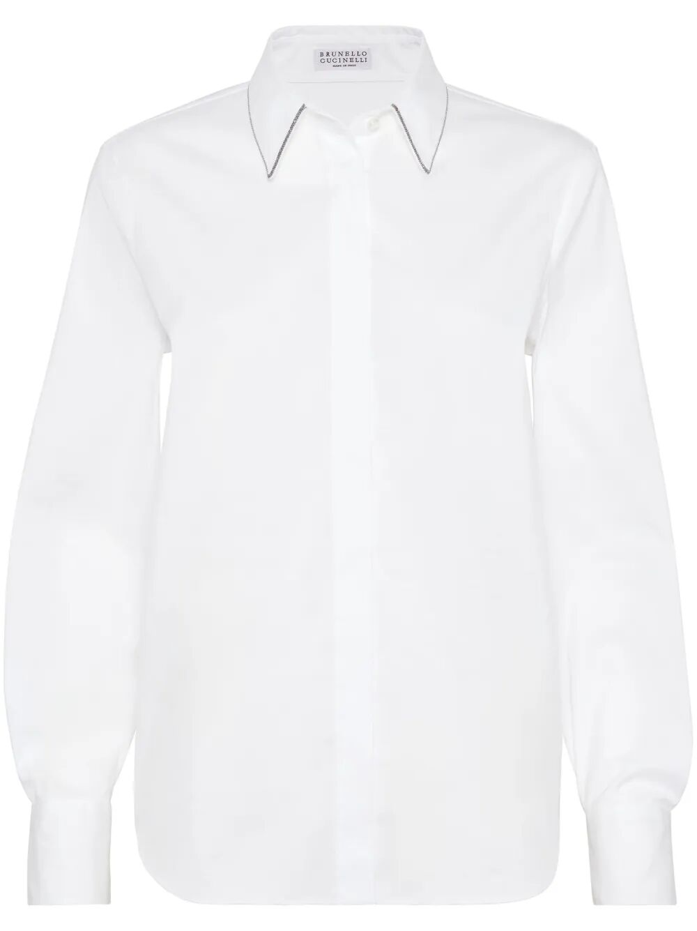 Brunello Cucinelli Shirt W Monili Trim At Collar