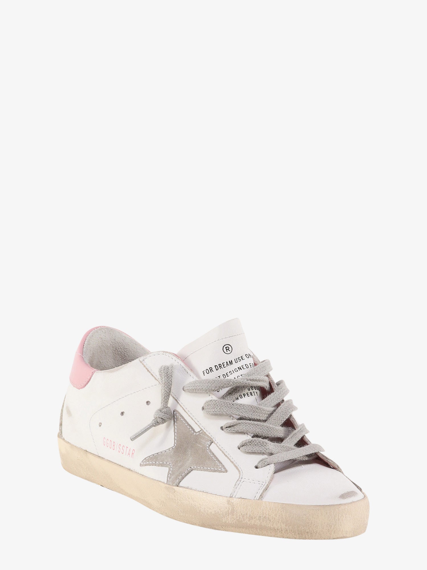 Golden Goose Super Star Leather Sneakers With Side Logo