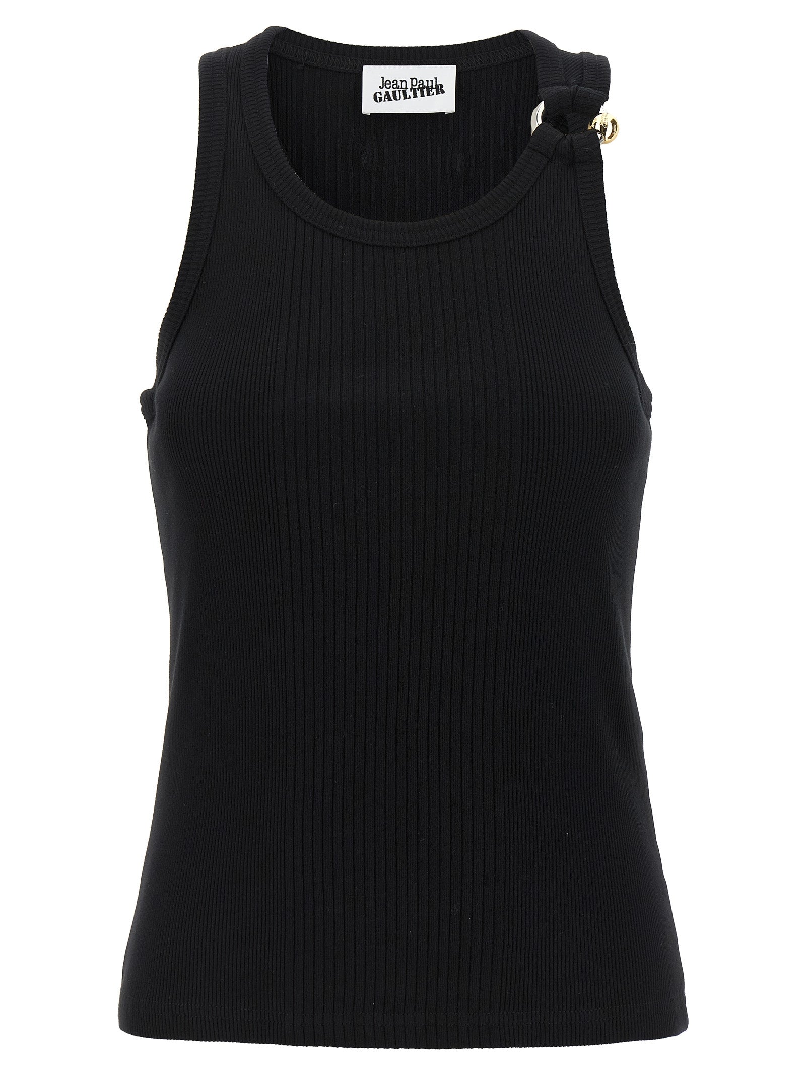 Jean Paul Gaultier 'Black Piercing' Tank Top