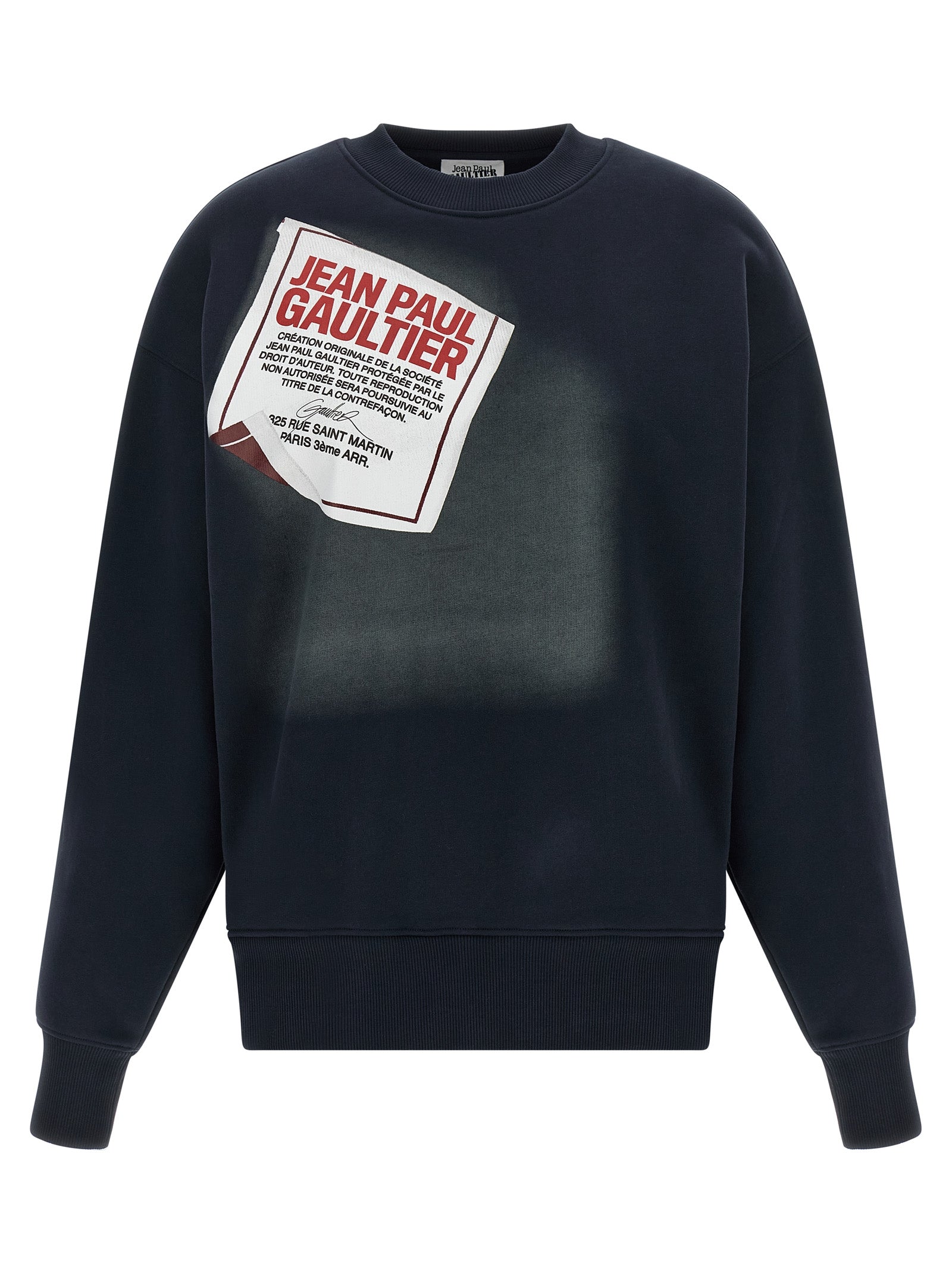 Jean Paul Gaultier 'The Blue Gaultier Label' Sweatshirt