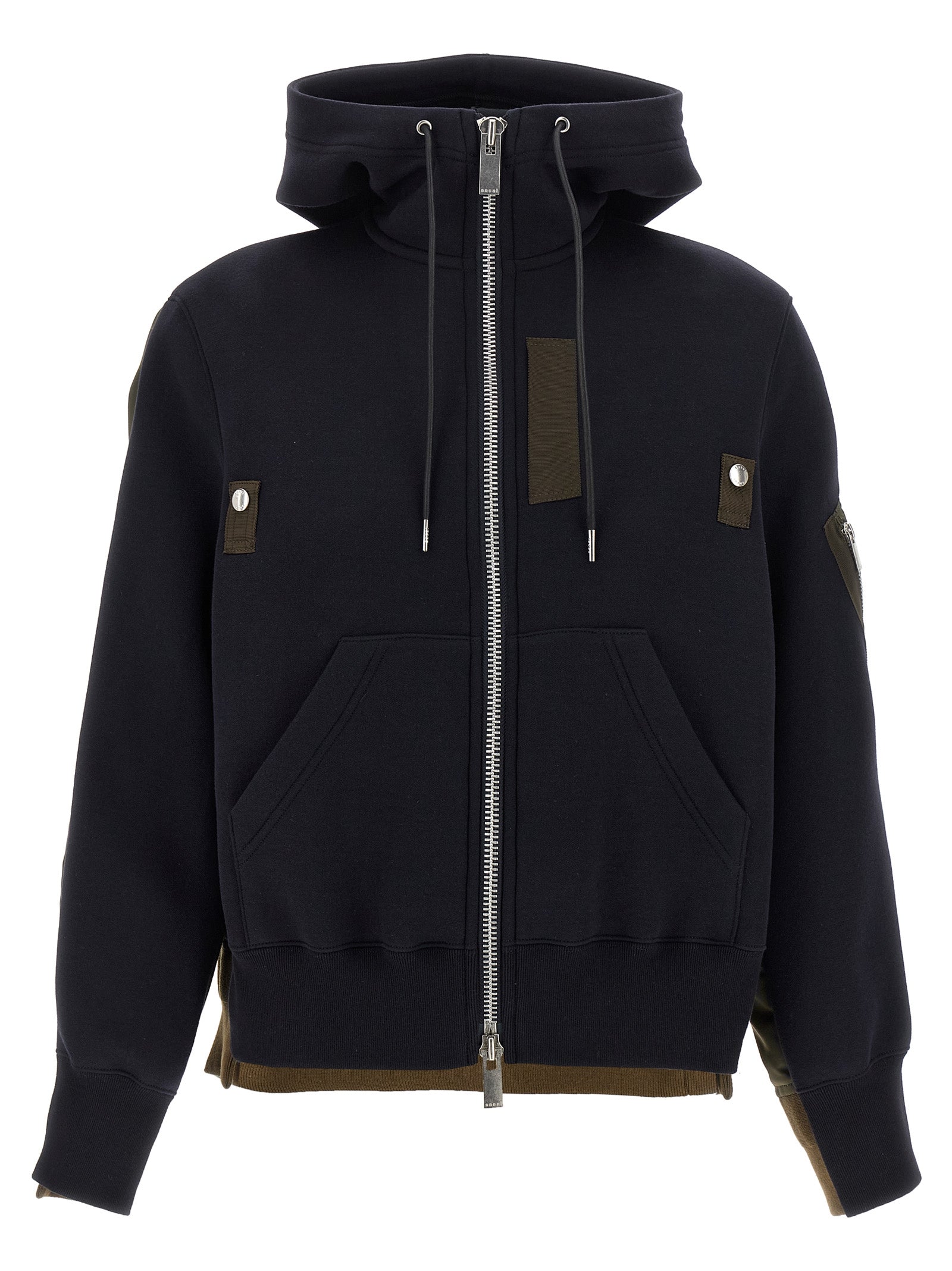 Sacai 'Sponge' And Nylon Hoodie