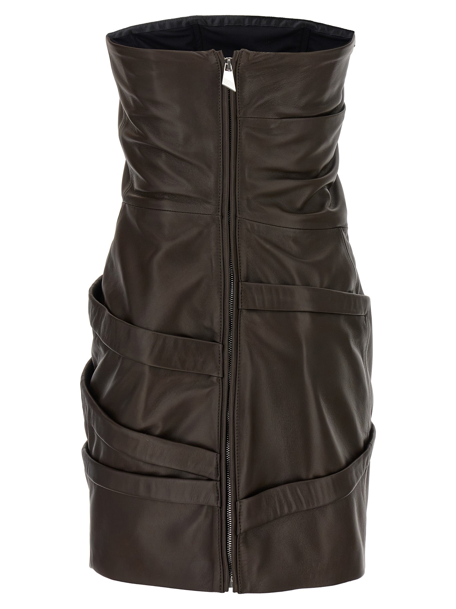 The Attico Leather Dress
