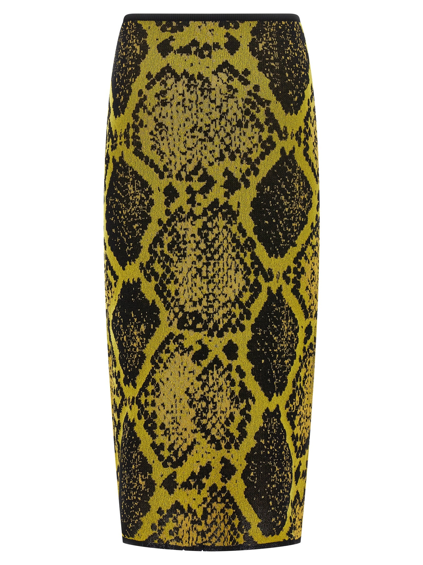 The Attico Python Jacquard Skirt
