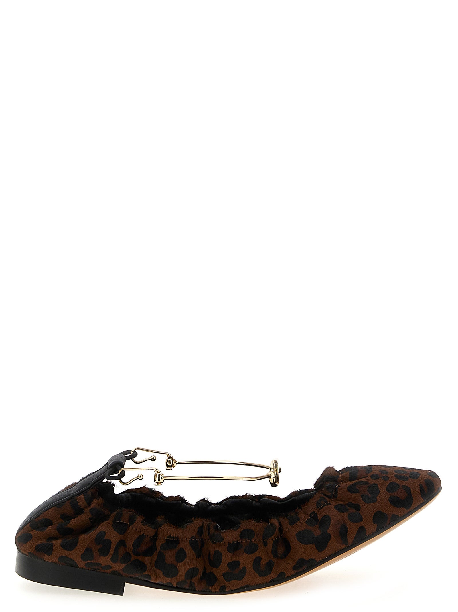 Twin Set Animal Print Ballet Flats