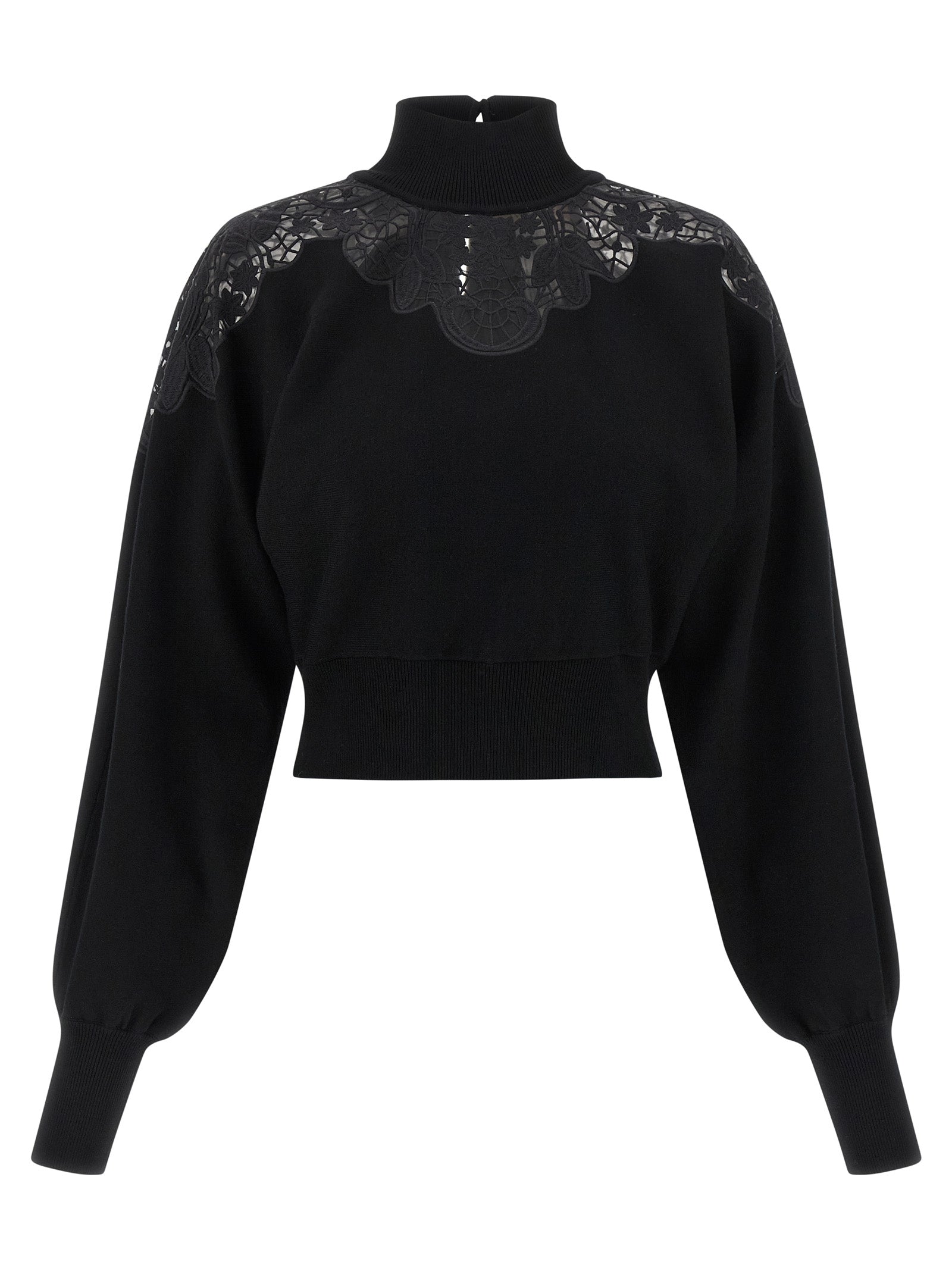 Twin Set Tulle Lace Sweater