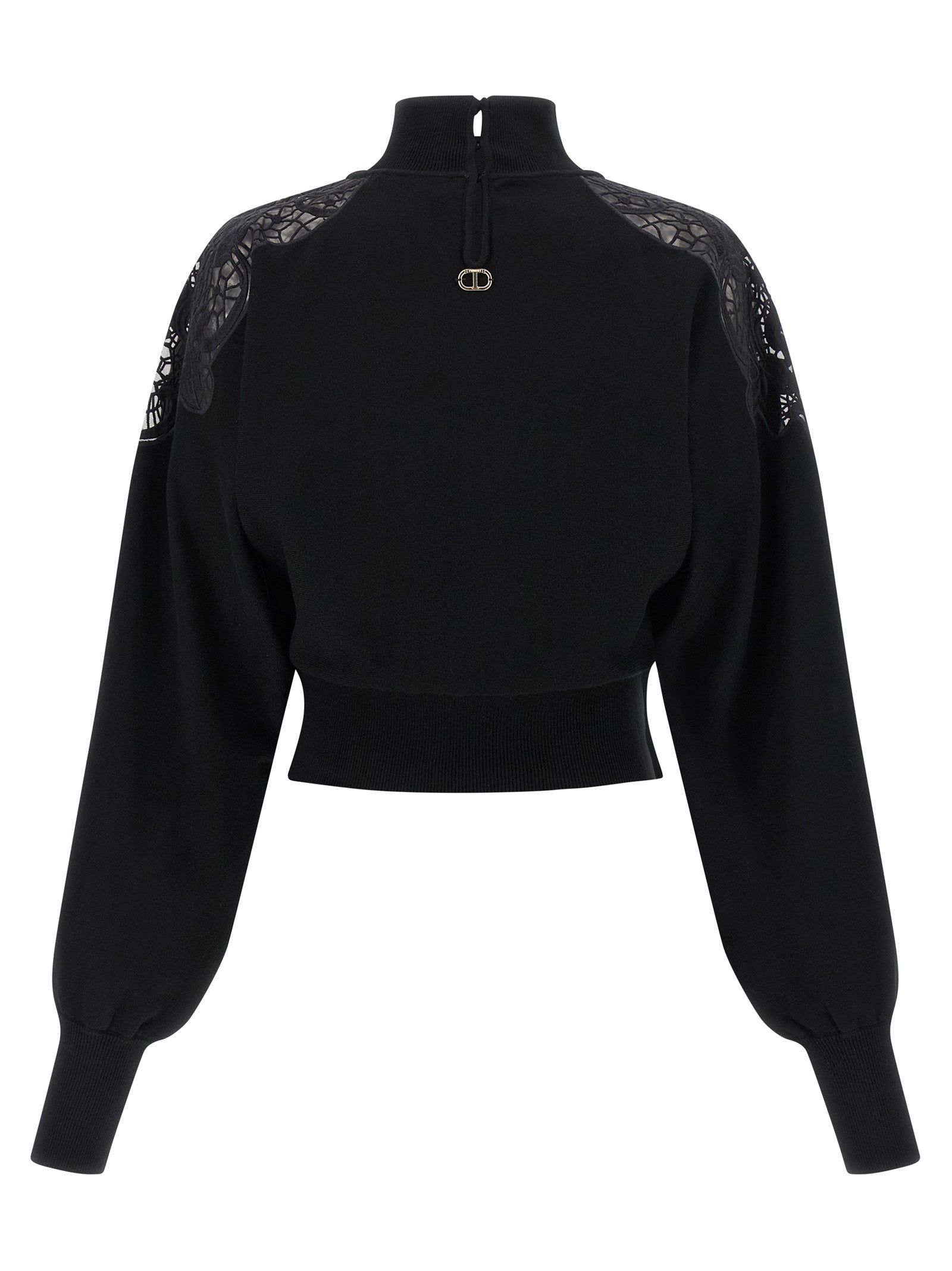 Twin Set Tulle Lace Sweater